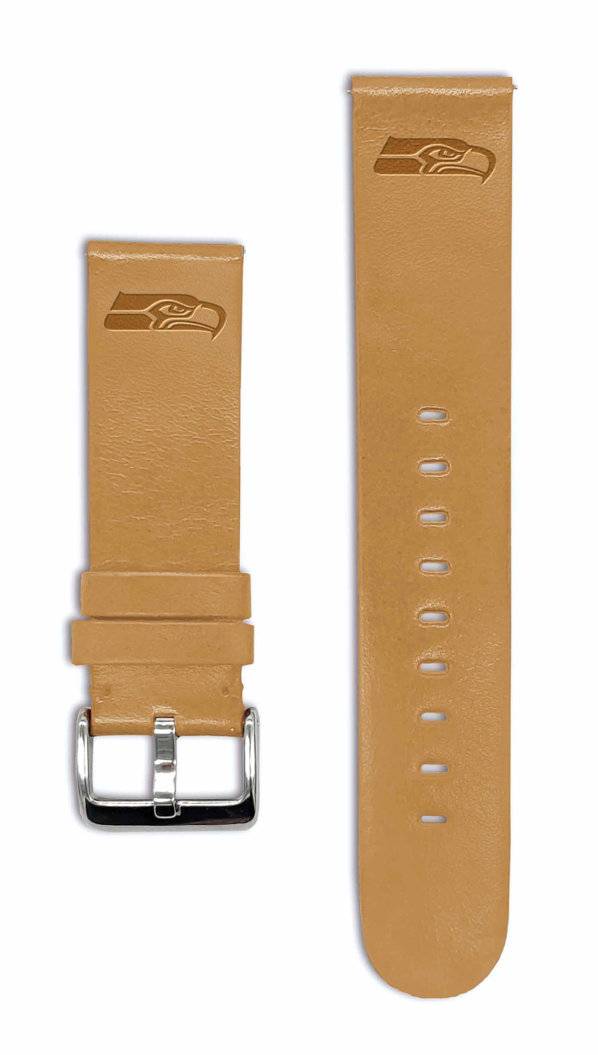 Seattle Seahawks Quick Change Leather Watch Band - USA Sewn - AffinityBands
