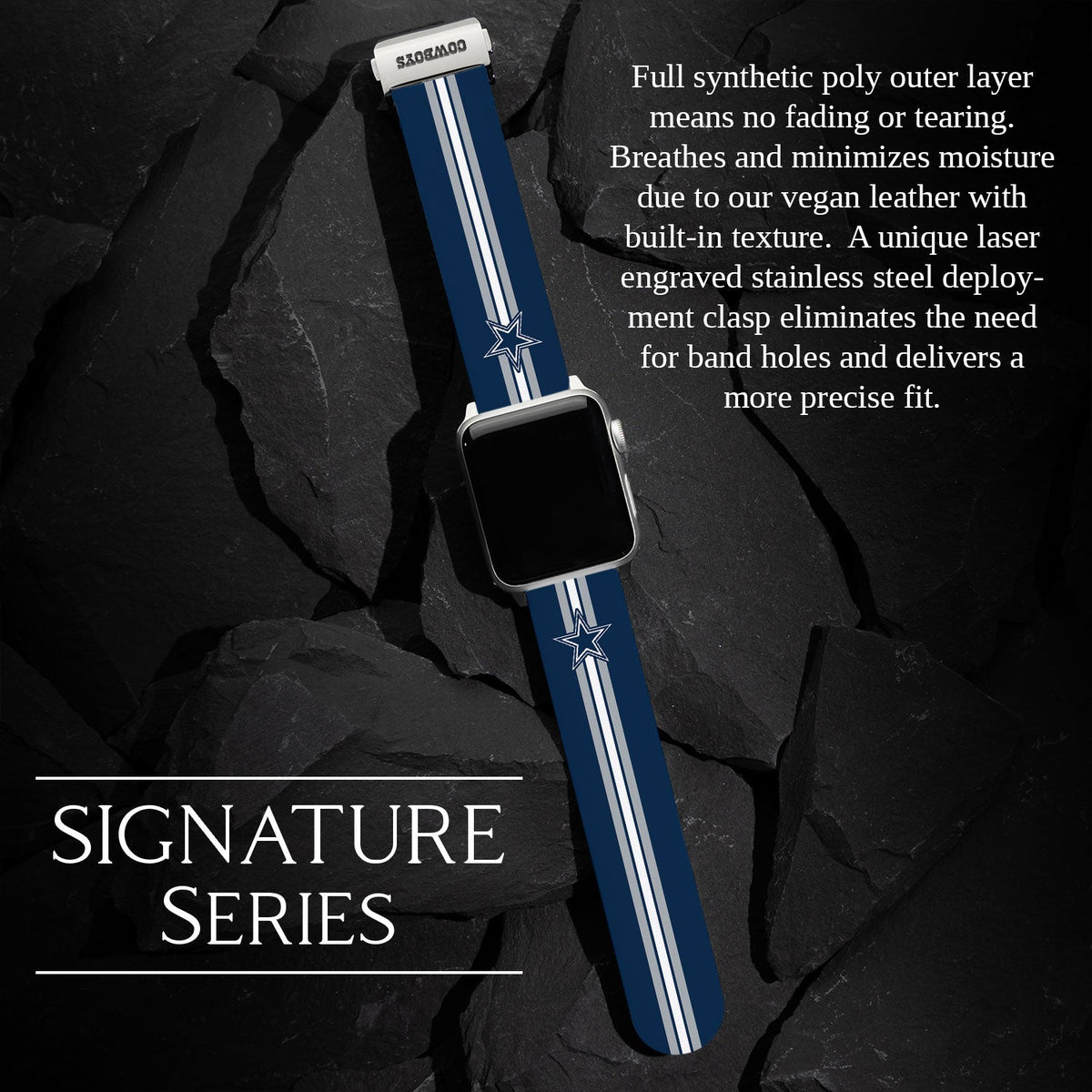 Game Time Dallas Cowboys Signature Series Apple Watch Band