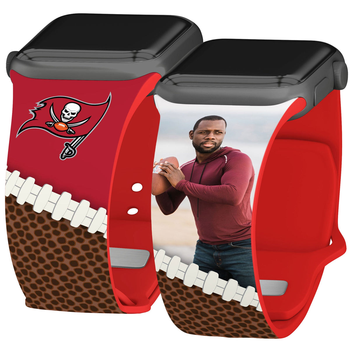 Tampa Bay Buccaneers Custom Photo HD Apple Watch Band