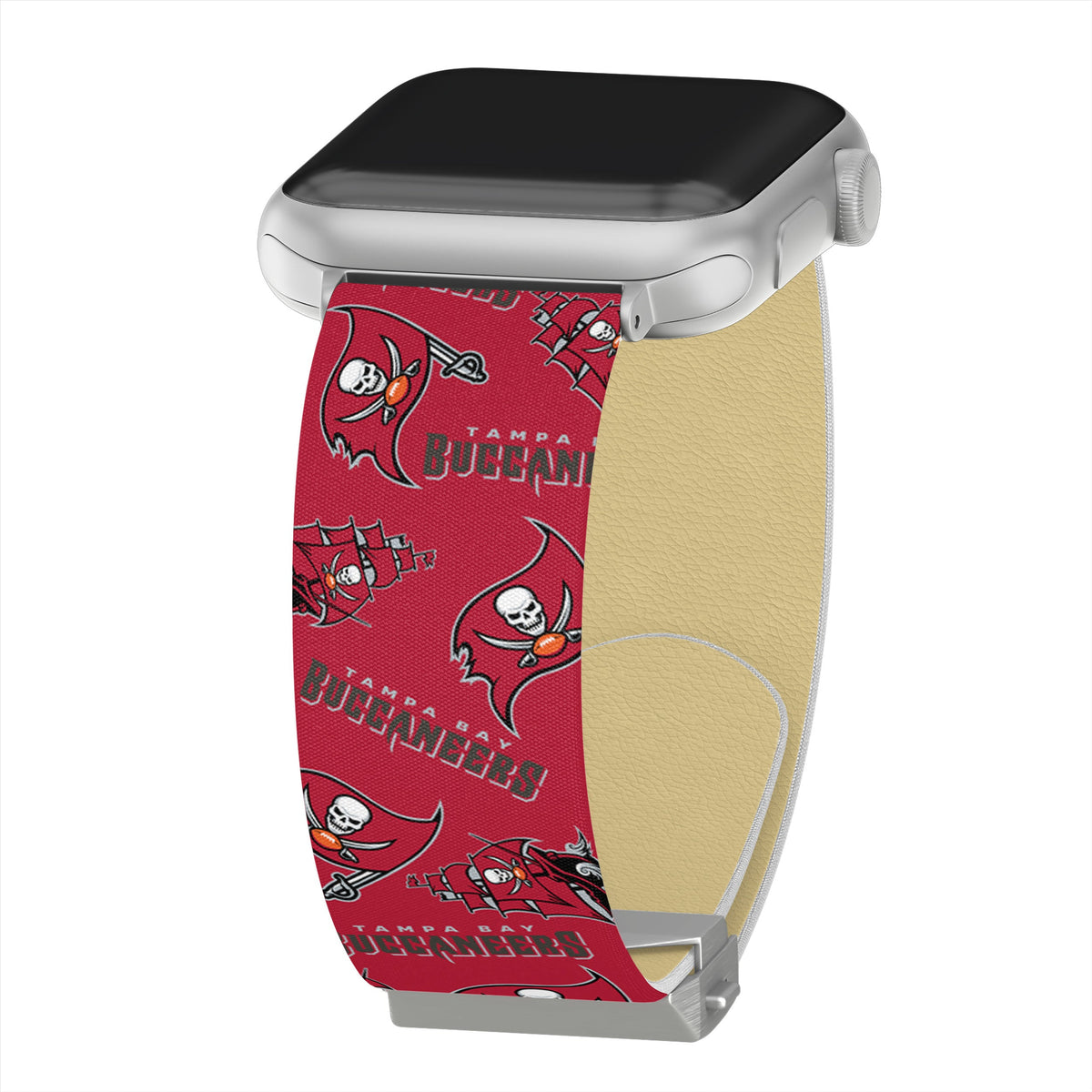 Game Time Tampa Bay Buccaneers Signature Series Apple Watch Band With Engraved Buckle