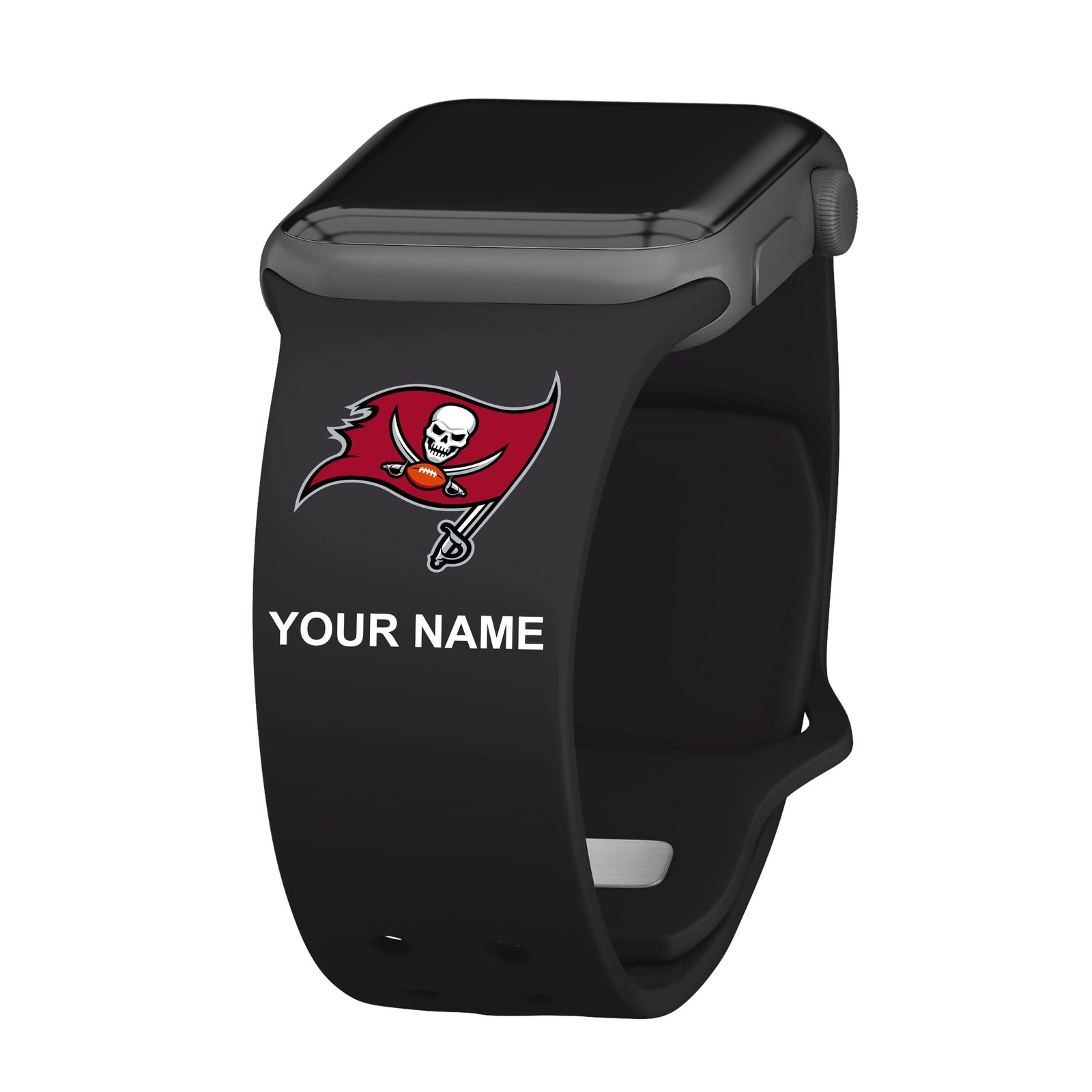 Tampa Bay Buccaneers Custom Name HD Apple Watch Band