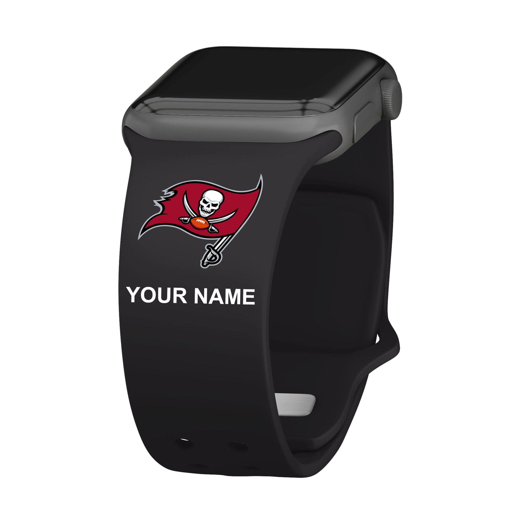 Tampa Bay Buccaneers Custom Name HD Apple Watch Band