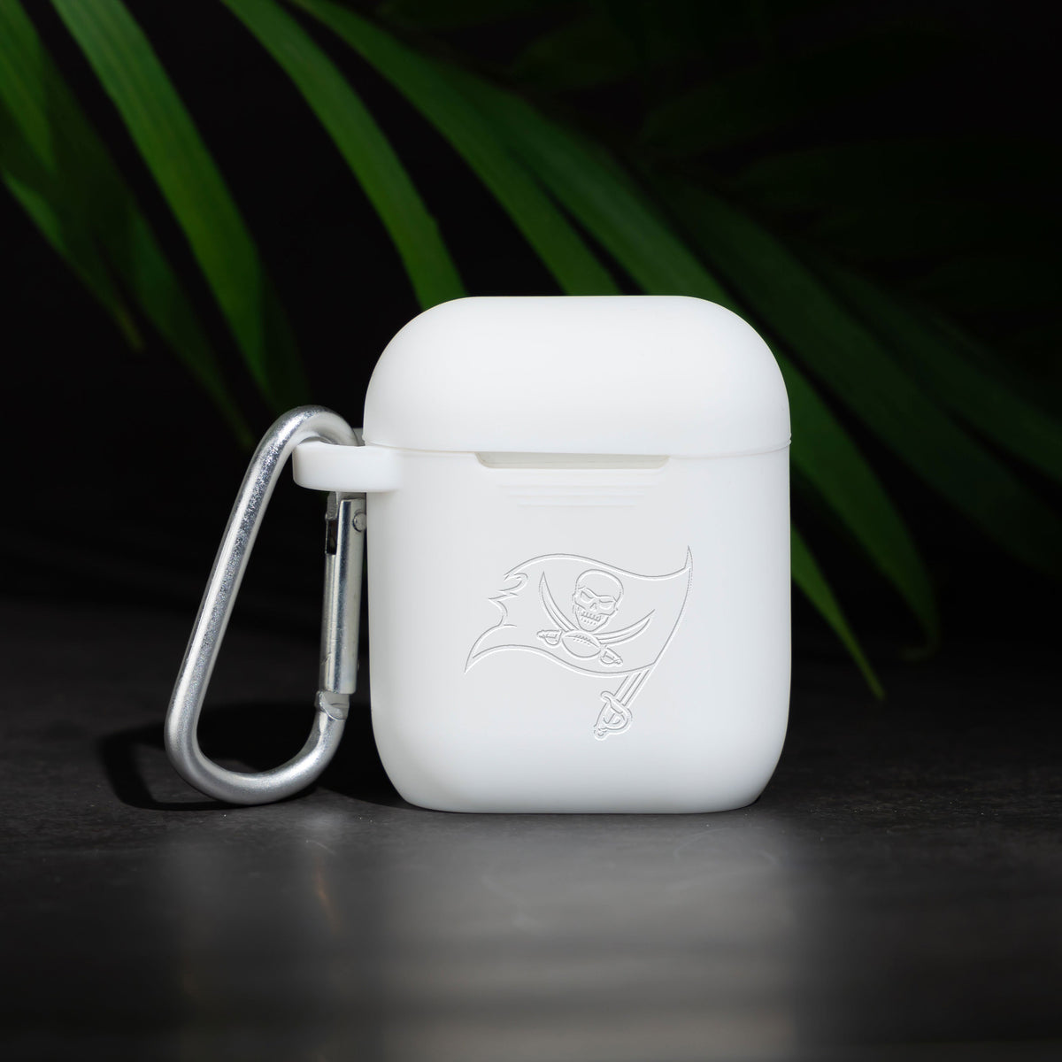 Game Time Tampa Bay Buccaneers Engraved Silicone AirPods Case Cover