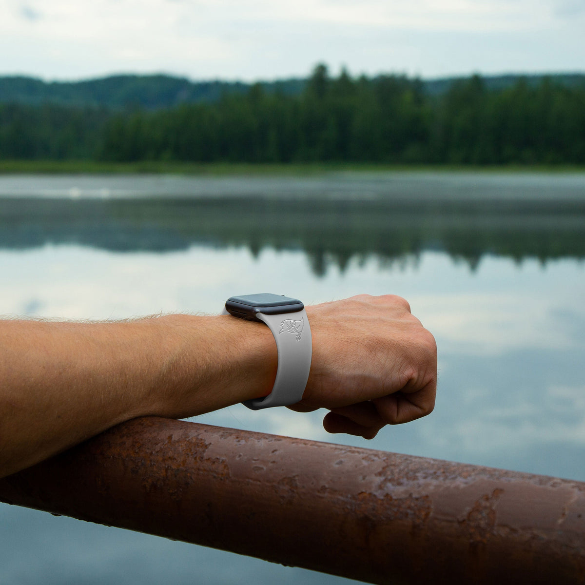 Game Time Tampa Bay Buccaneers Engraved Apple Watch Band