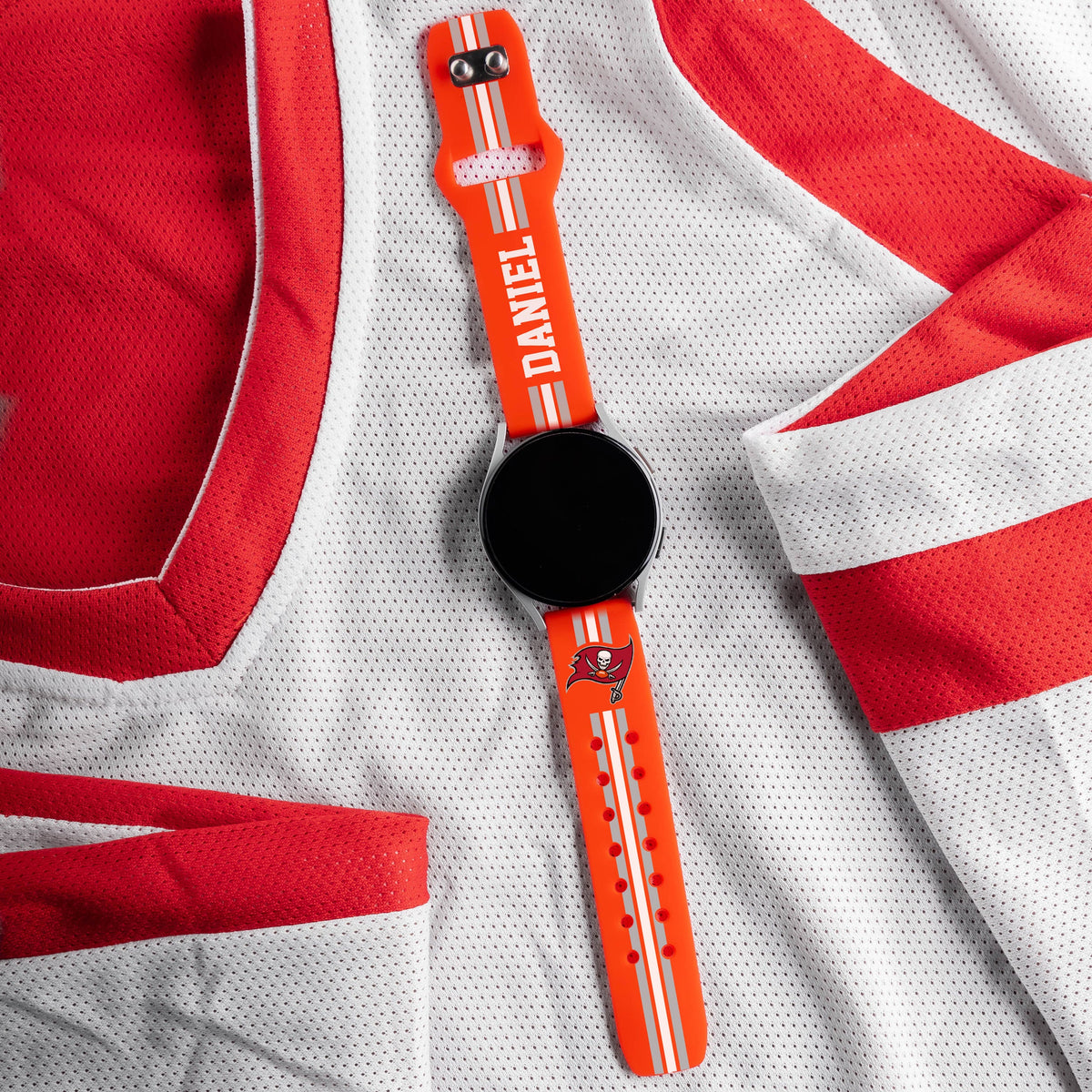 Tampa Bay Buccaneers Custom Name HD Watch Band