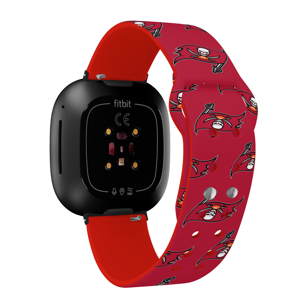 Tampa Bay Buccaneers HD Fitbit Versa 3 and Sense Watch Band