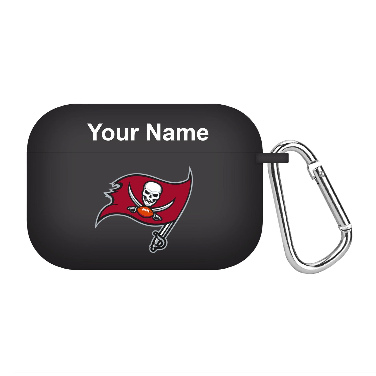 Tampa Bay Buccaneers Custom Name HD Apple AirPods Pro Case Cover (Black)