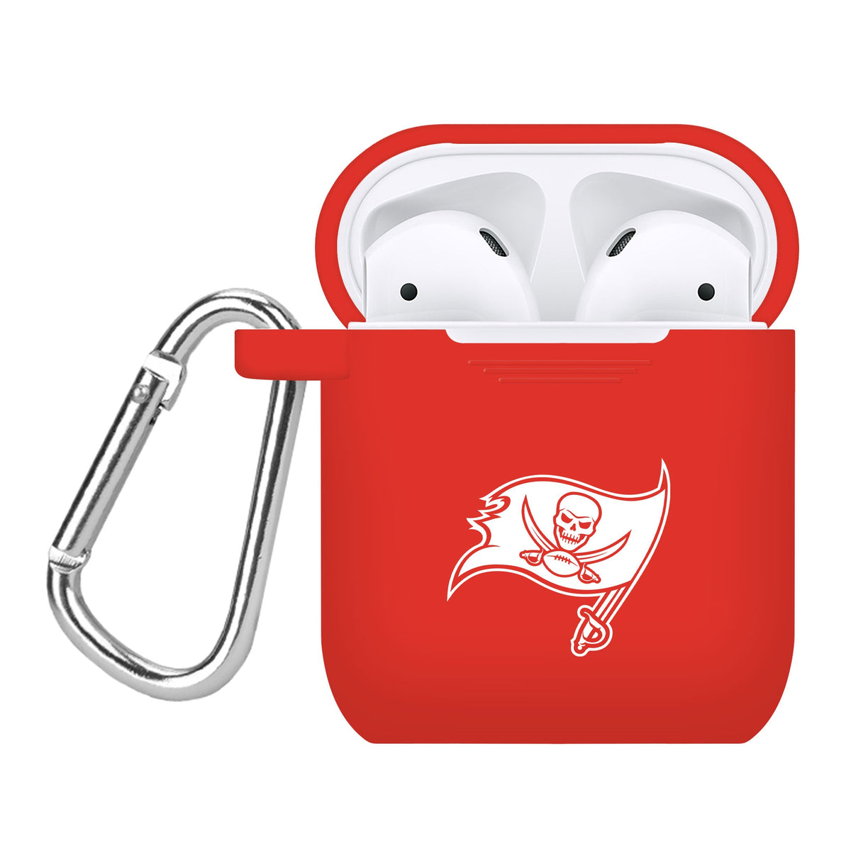 Game Time Tampa Bay Buccaneers Silicone Case Cover for Apple AirPods Battery Case
