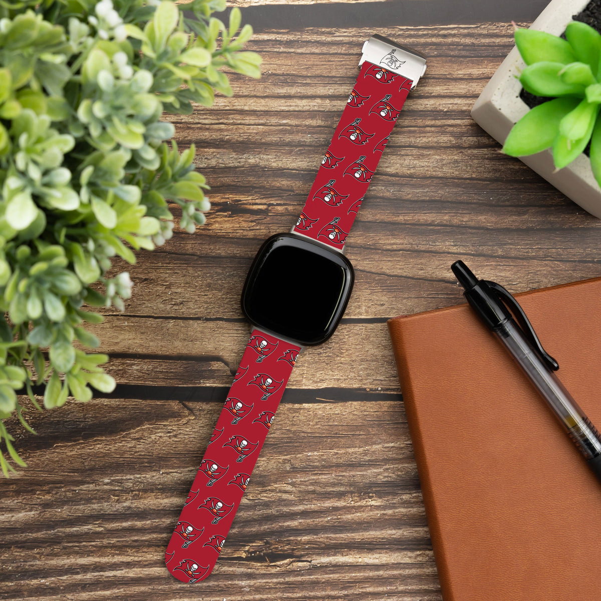 Tampa Bay Buccaneers Signature Series FitBit Watch Band