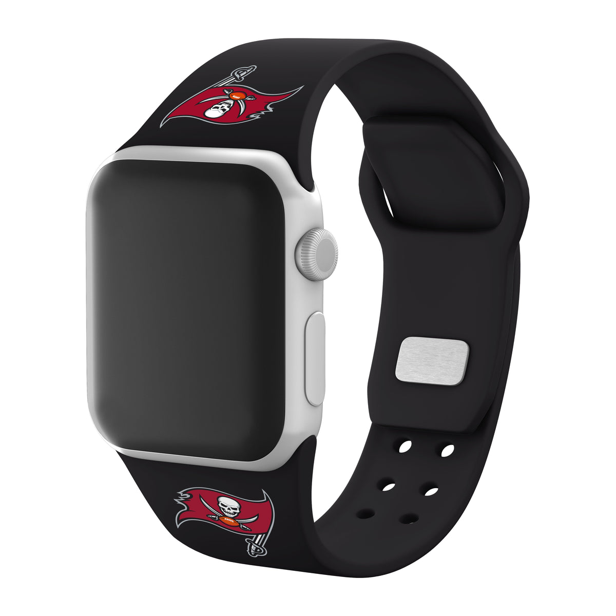 Tampa Bay Buccaneers Silicone Apple Watch Band - Game Time