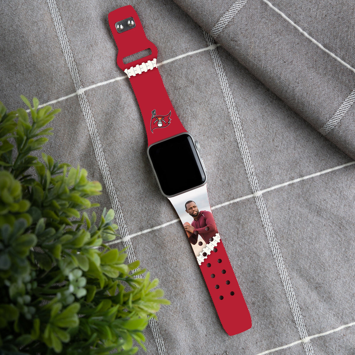 Tampa Bay Buccaneers Custom Photo HD Apple Watch Band
