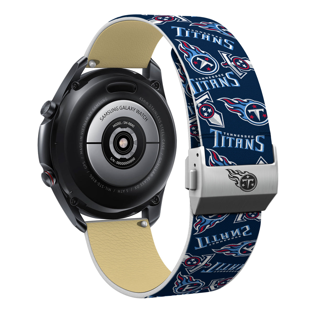 Tennessee Titans Full Print Quick Change Watch Band With Engraved Buckle - AffinityBands