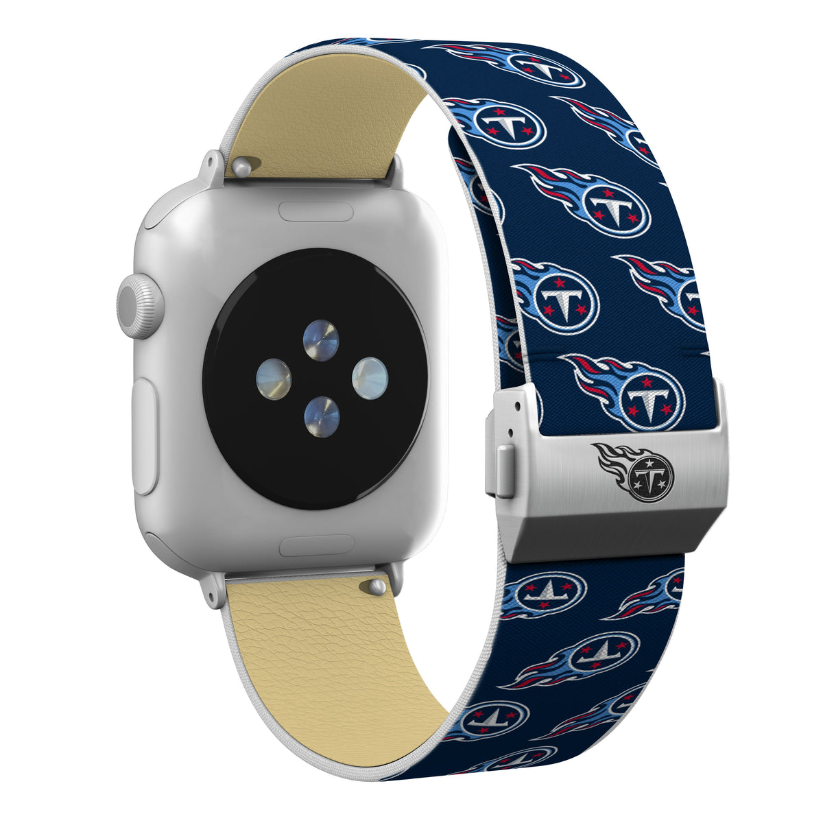 Tennessee Titans Full Print Watch Band With Engraved Buckle - AffinityBands