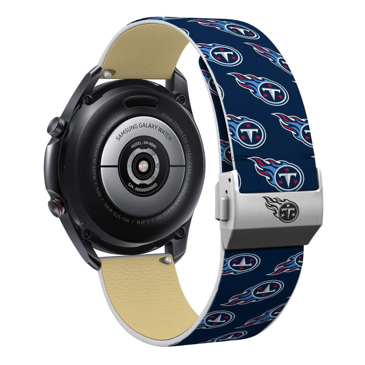 Tennessee Titans Full Print Quick Change Watch Band With Engraved Buckle - AffinityBands
