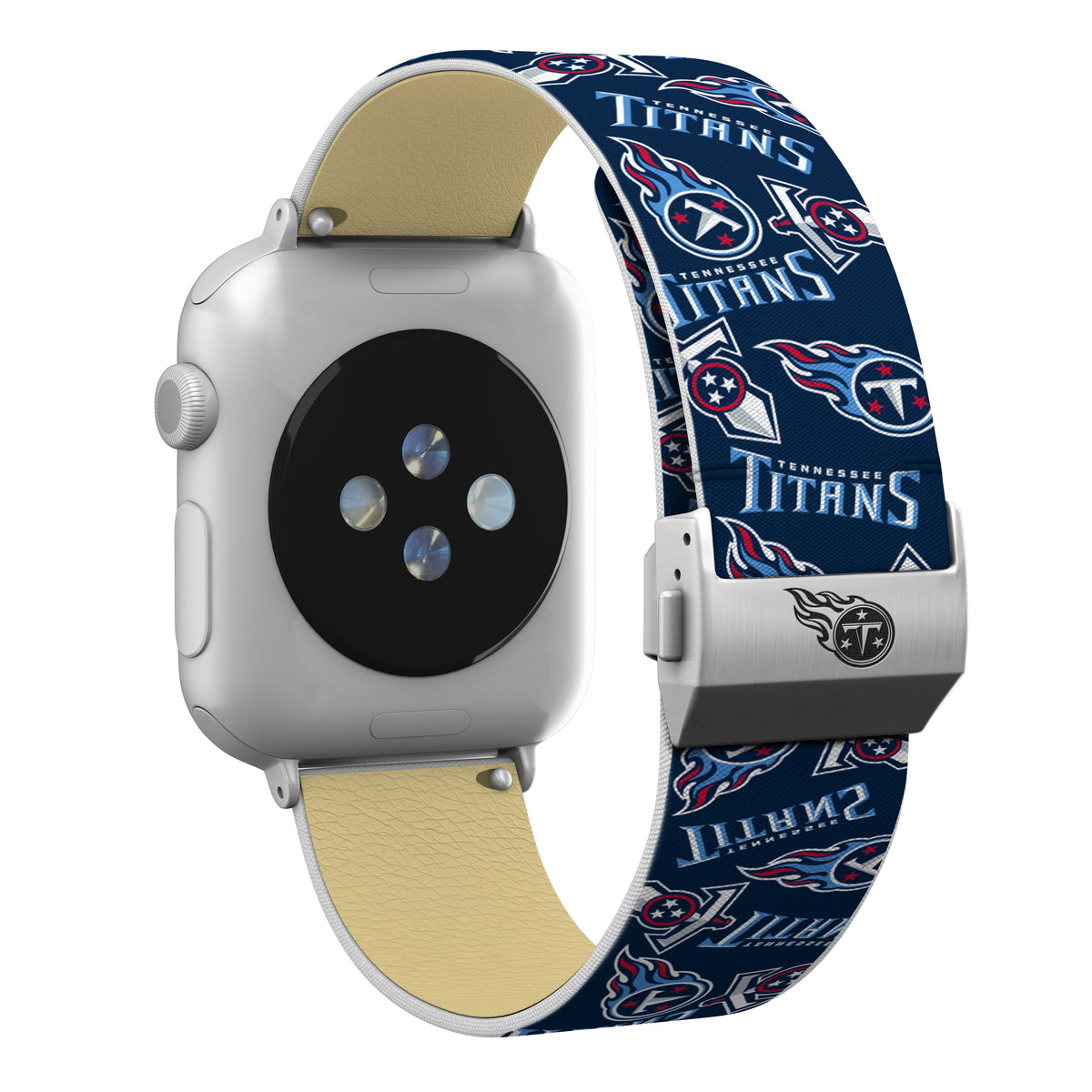 Tennessee Titans Full Print Watch Band With Engraved Buckle - AffinityBands