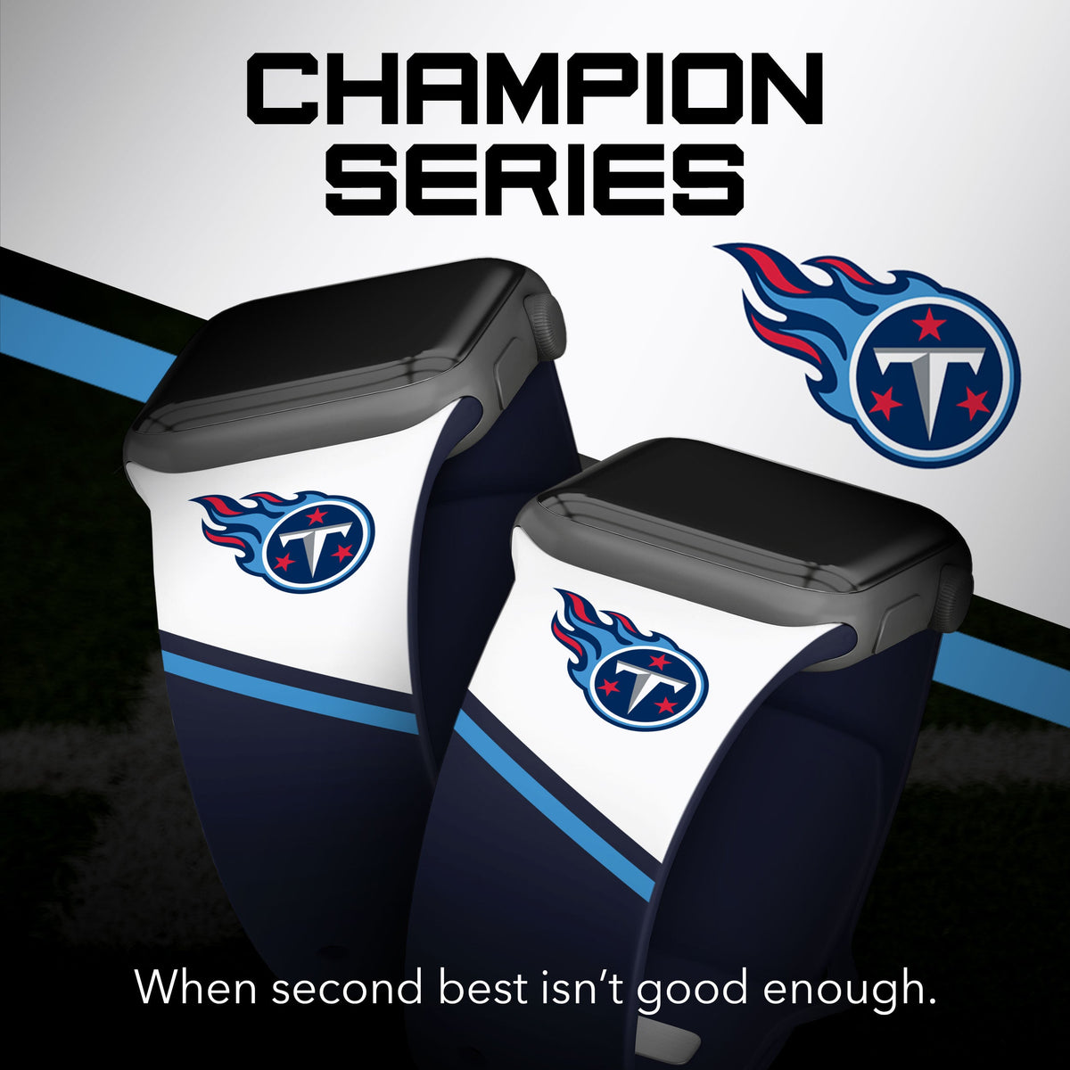 Tennessee Titans HD Champion Series Apple Watch Band