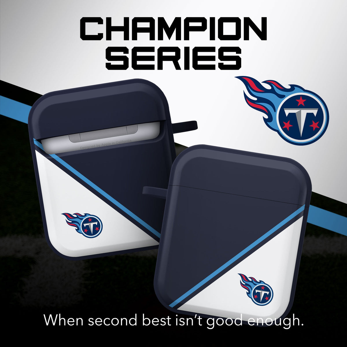 Tennessee Titans HDX Champion Series Apple AirPods Gen 1 &amp; 2 Case Cover