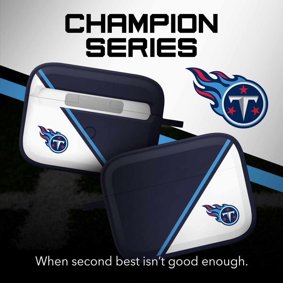 Tennessee Titans HDX Champion Series Case Cover Compatible with Apple AirPods Pro