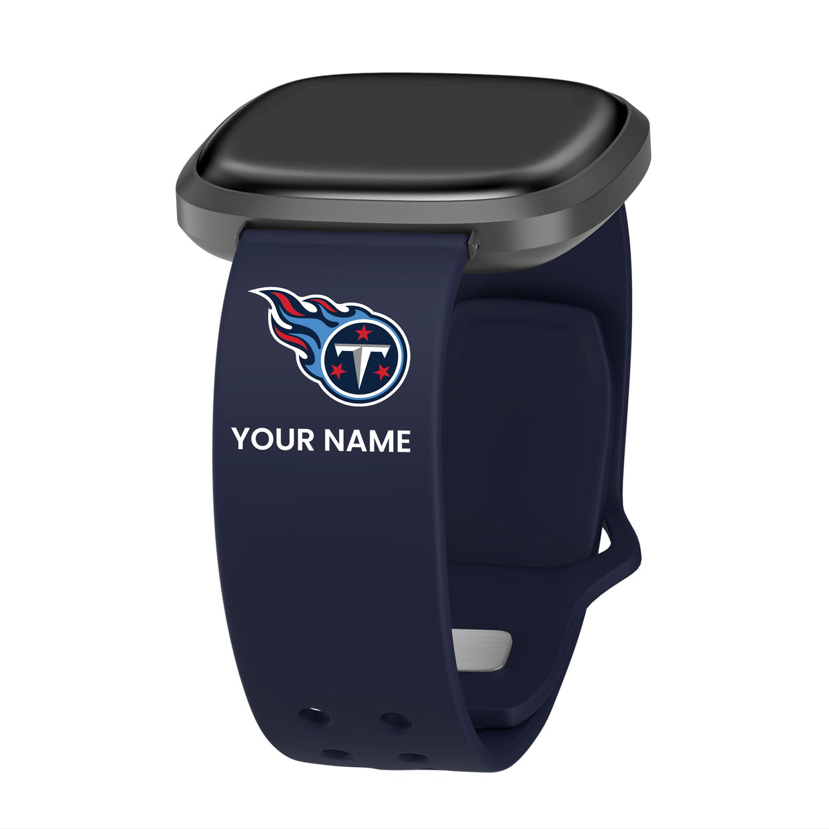 GAME TIME Tennessee Titans Custom Name HD FitBit Versa 3 &amp; Sense Watch Band