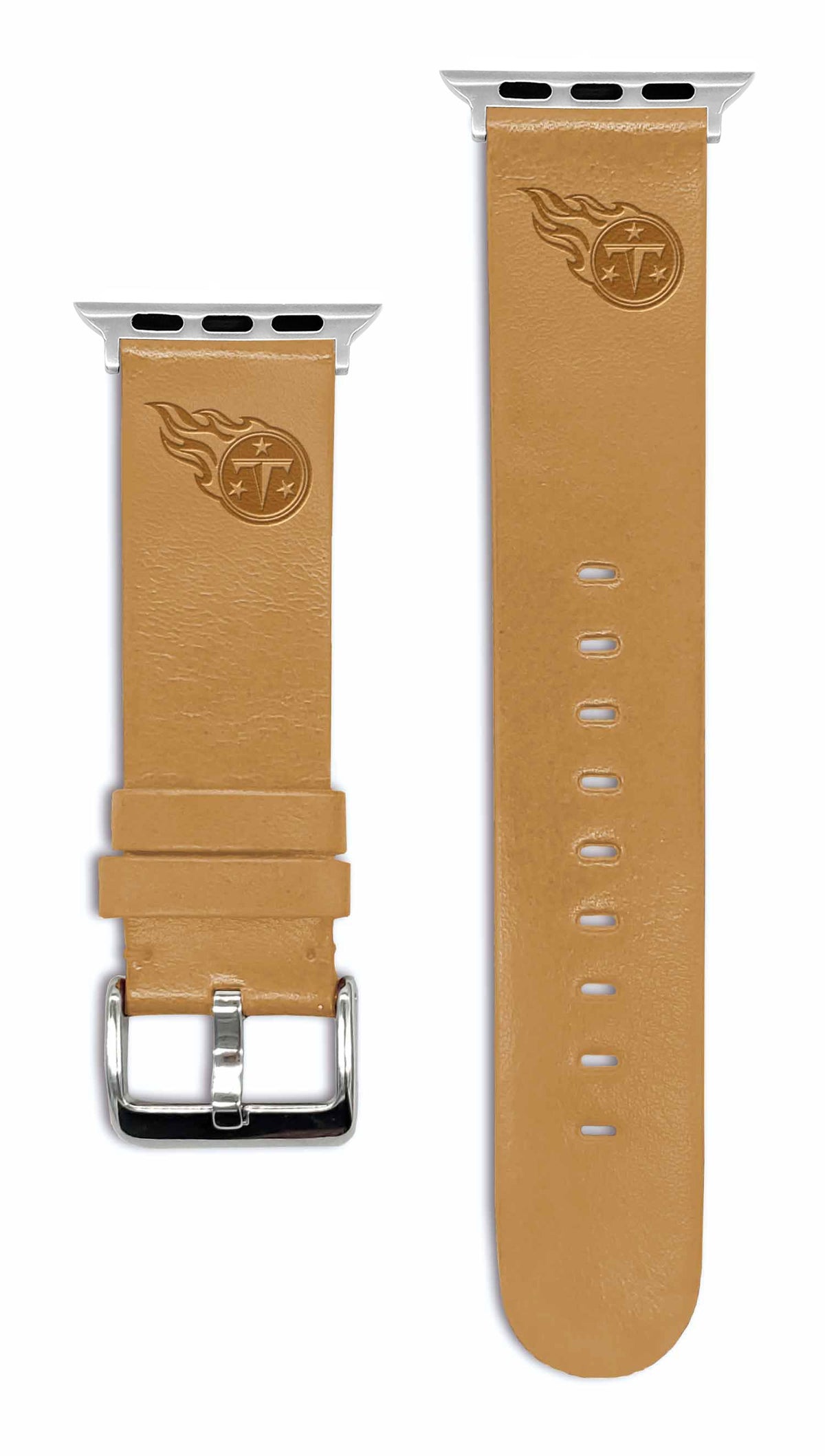 Game Time Tennessee Titans Apple Leather Watch Band - USA Sewn
