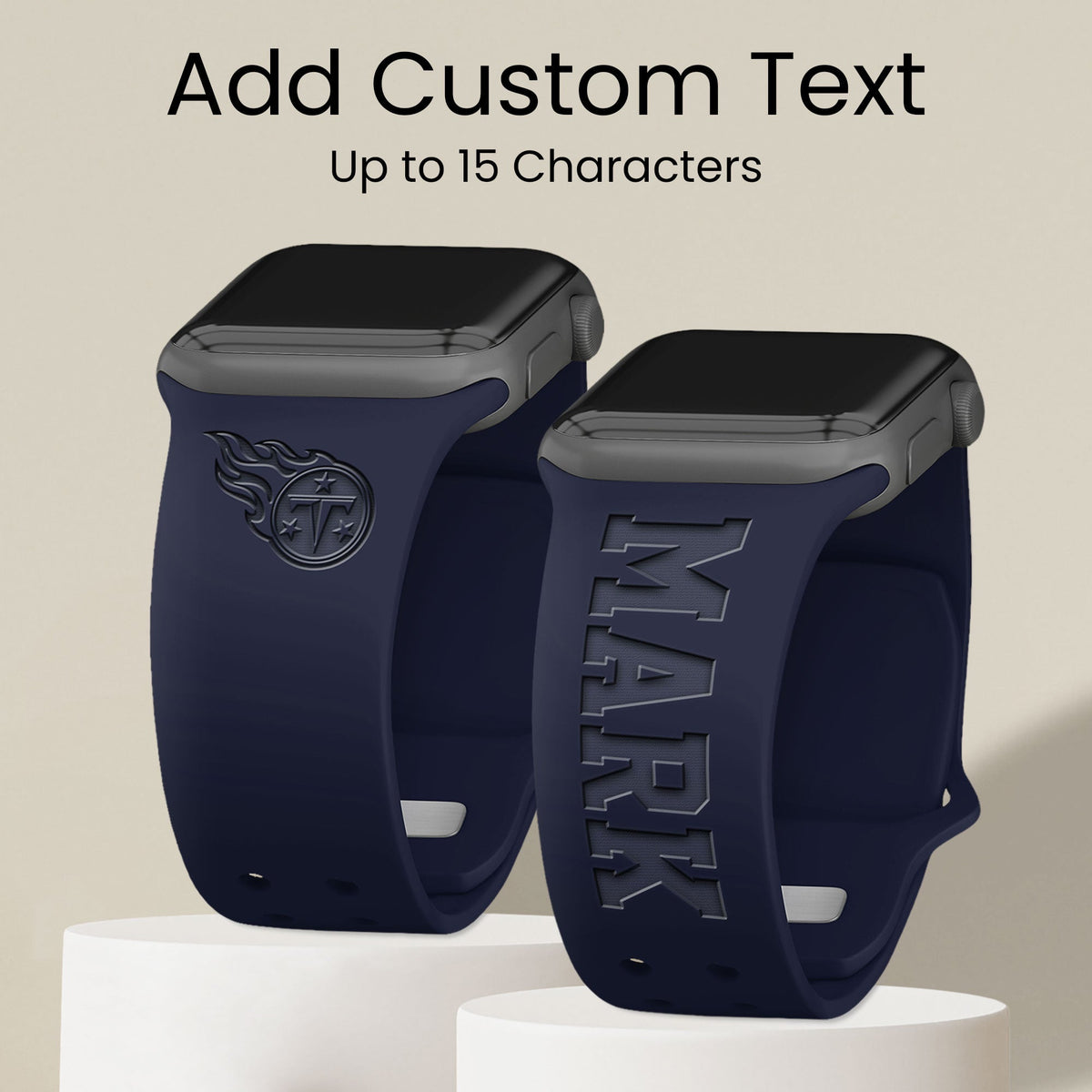 Tennessee Titans Custom Engraved Apple Watch Band