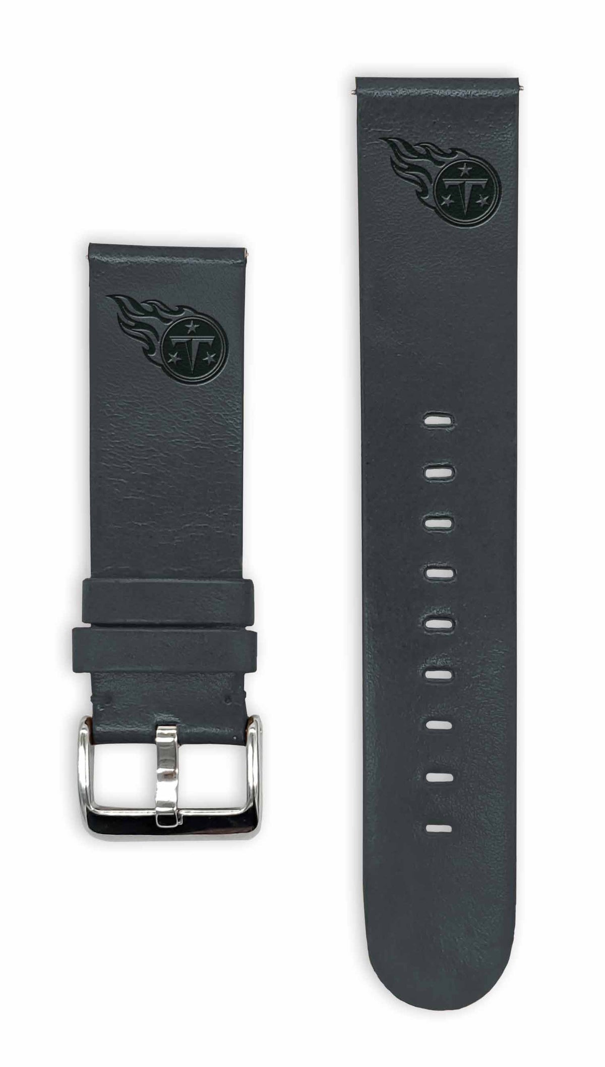 Tennessee Titans Quick Change Leather Watch Band - USA Sewn - AffinityBands