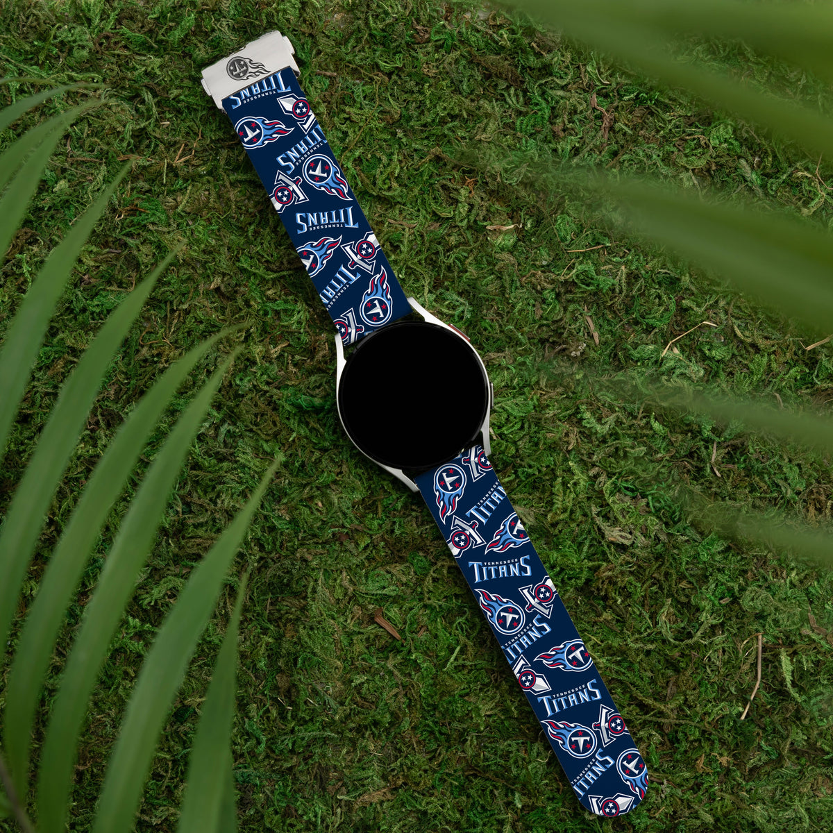 Game Time Tennessee Titans Signature Series Quick Change Watch Band With Engraved Buckle