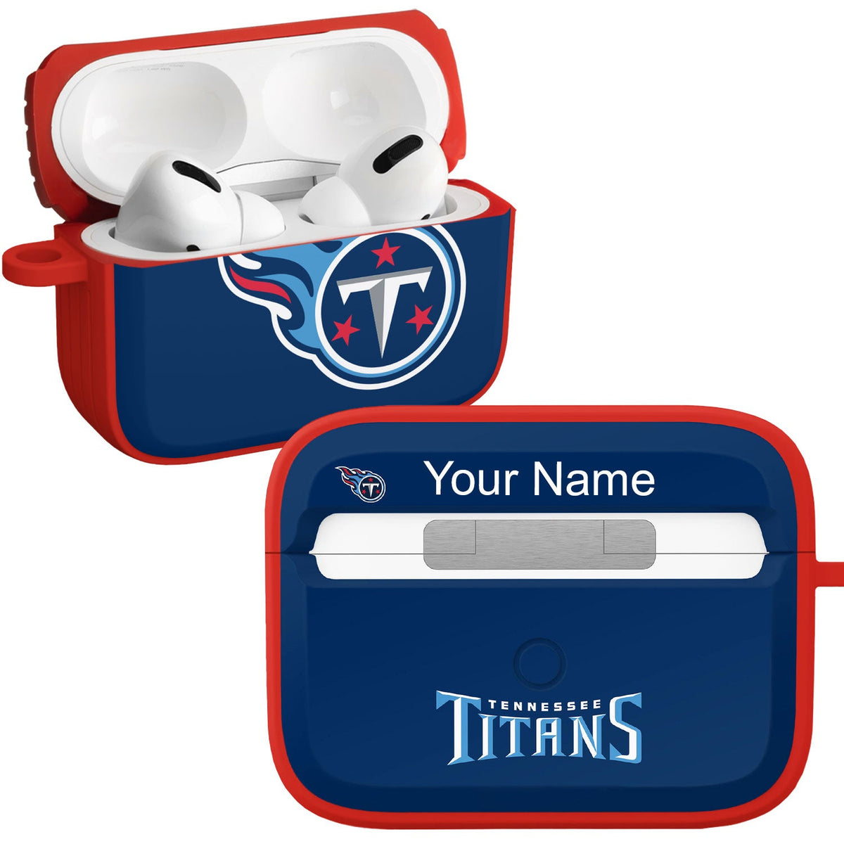 Tennessee Titans HDX Custom Name Apple AirPods Pro Case Cover (Classic)