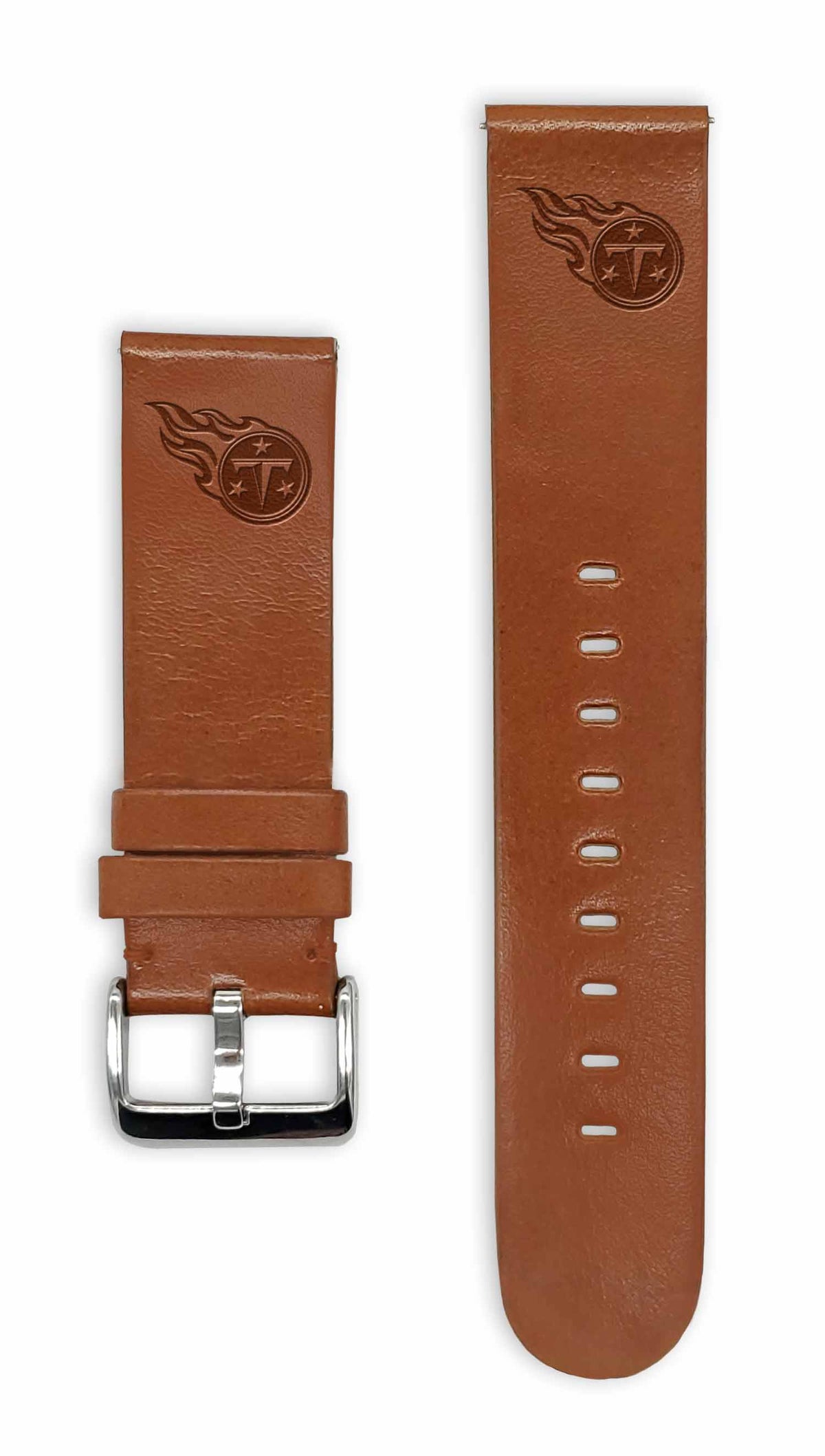 Tennessee Titans Quick Change Leather Watch Band - USA Sewn - AffinityBands