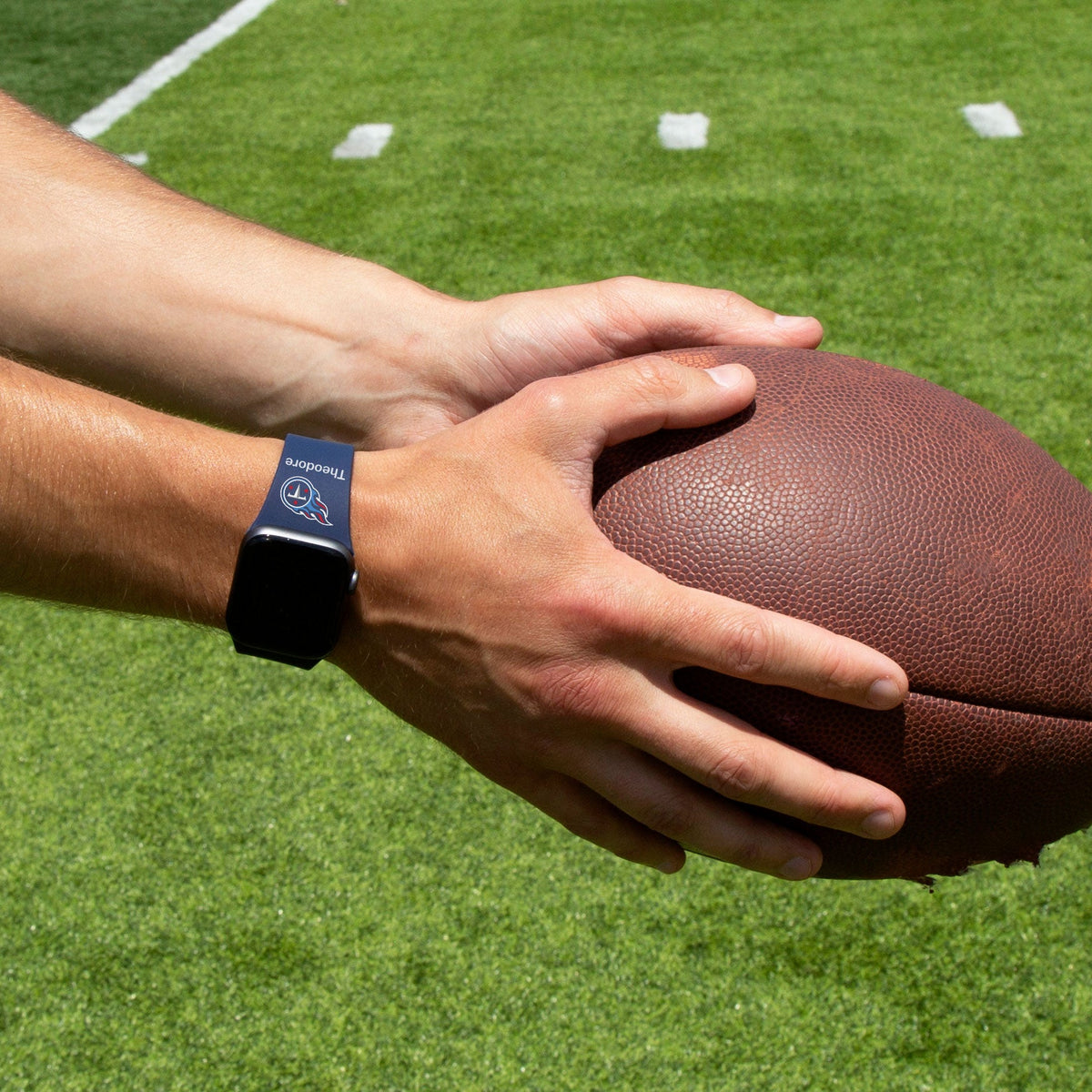 Tennessee Titans Custom Name HD Apple Watch Band