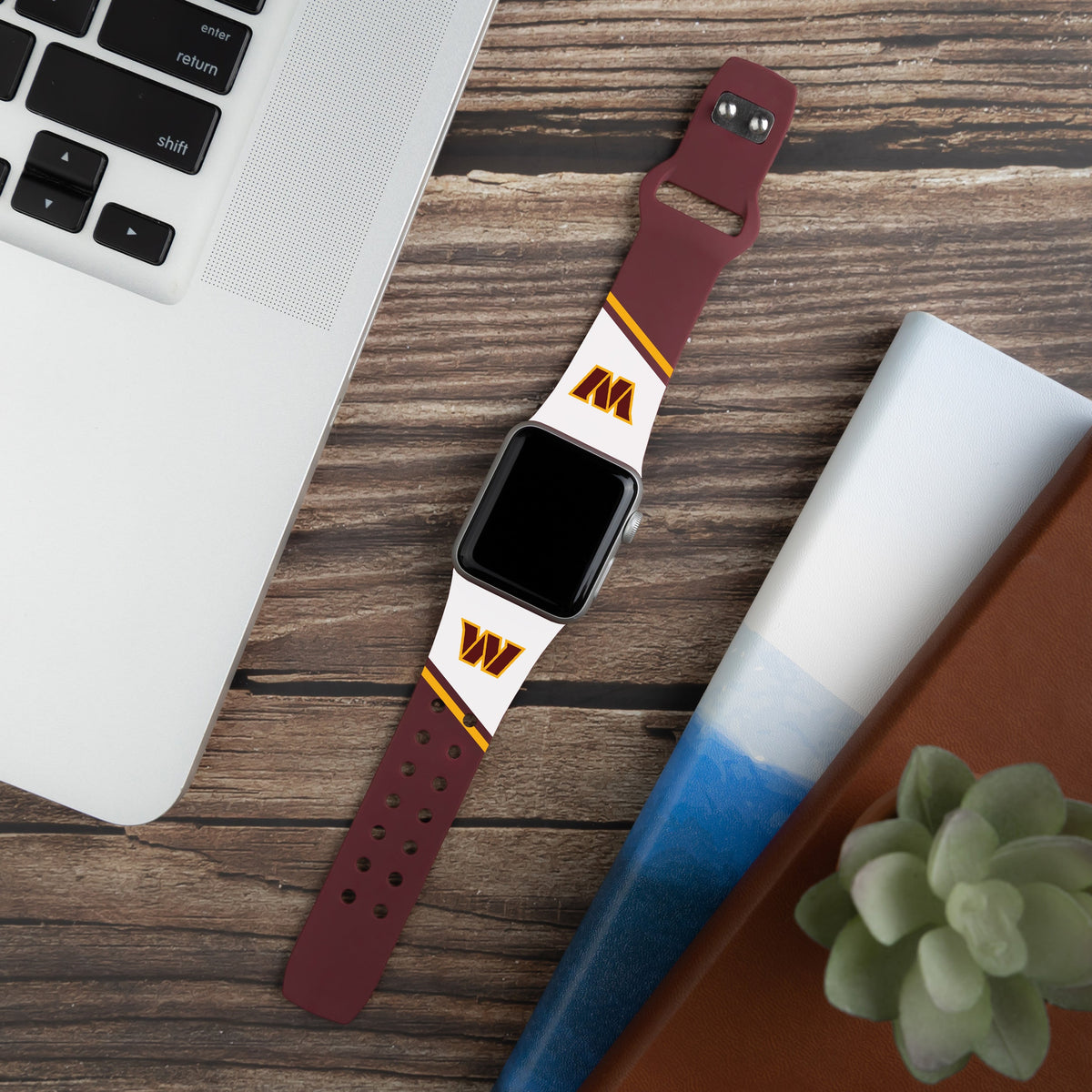 Washington Commanders HD Champion Series Apple Watch Band