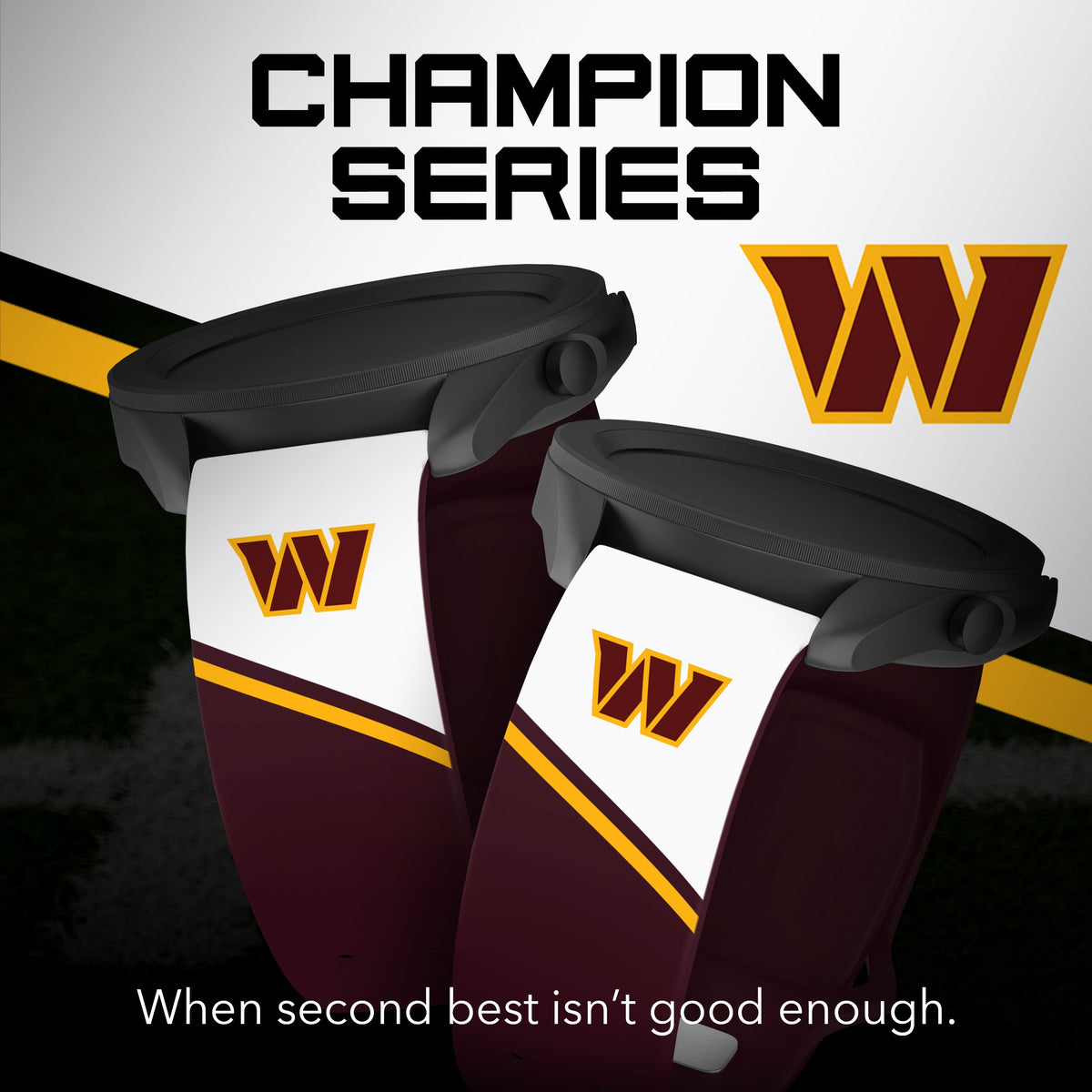 Washington Commanders HD Champion Series Samsung Galaxy Watch Band