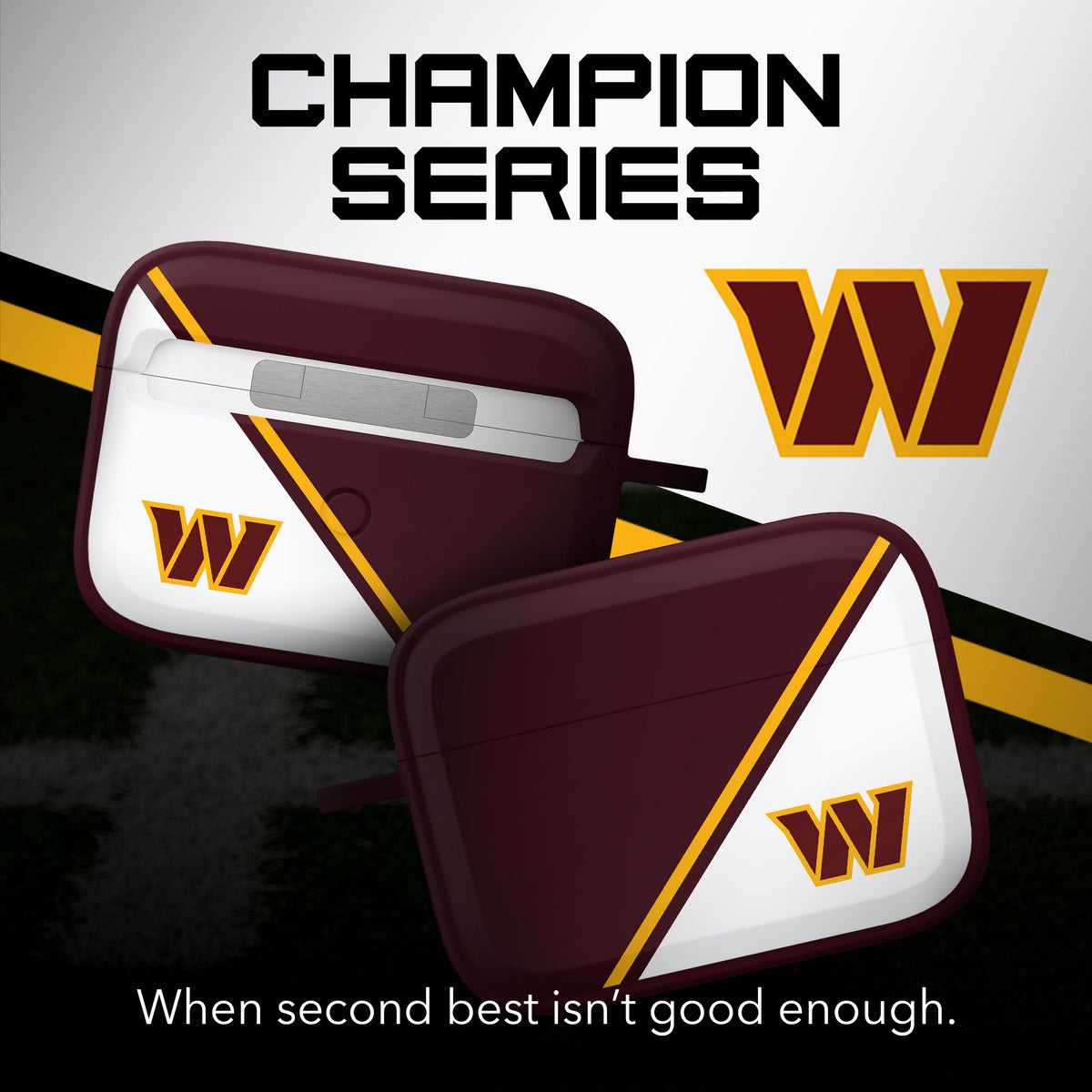 Washington Commanders HDX Champion Series Case Cover Compatible with Apple AirPods Pro