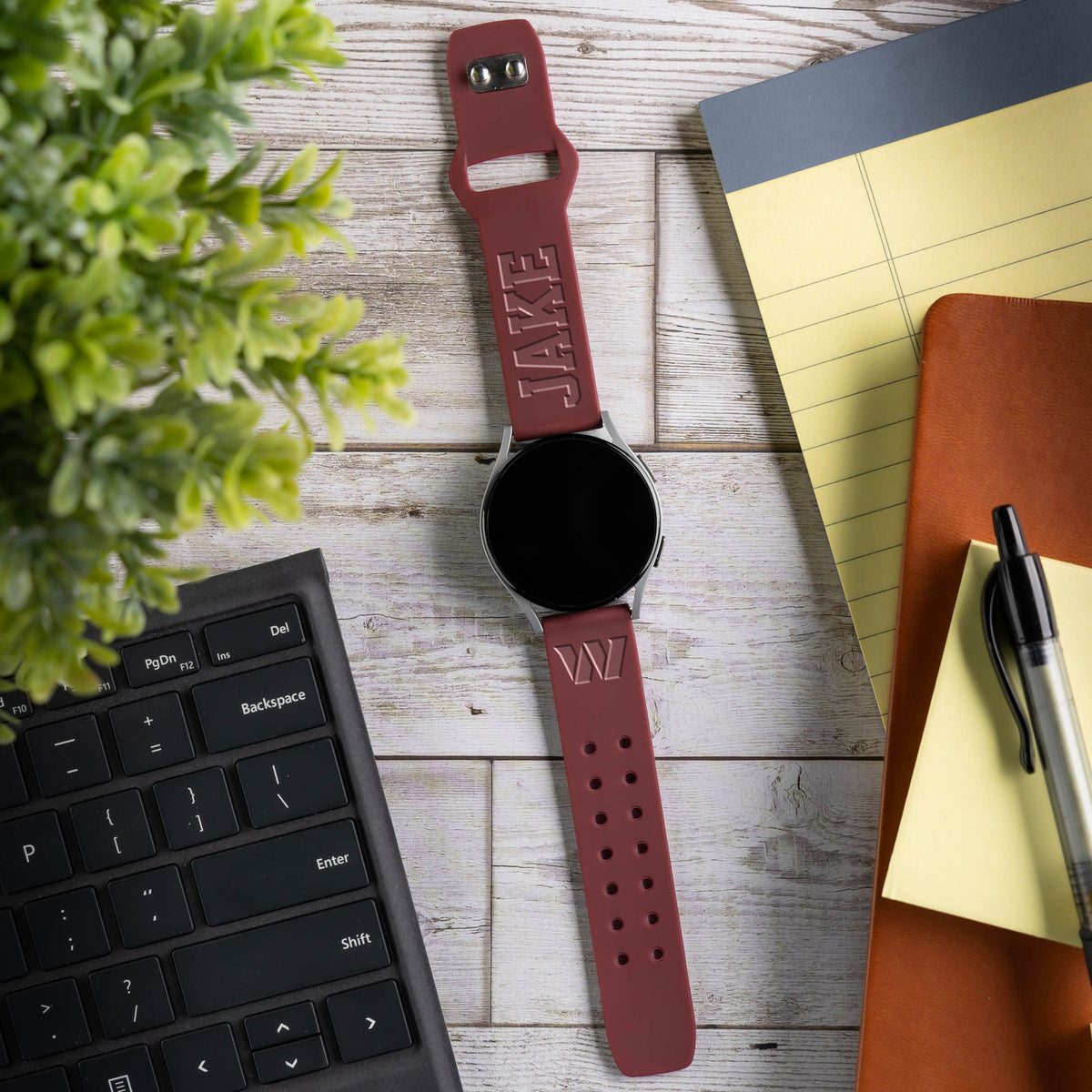 Washington Commanders Custom Engraved Samsung Galaxy Watch Band
