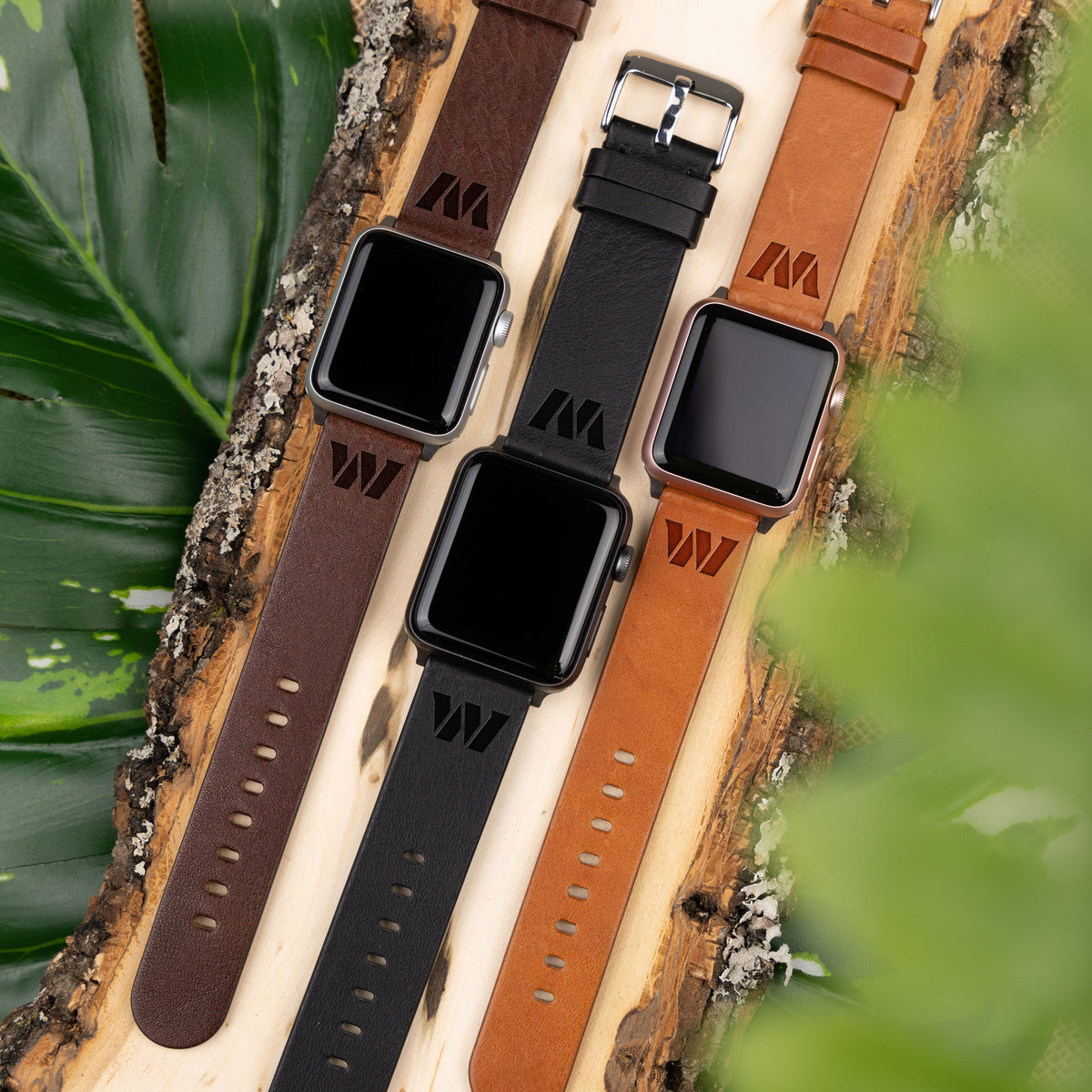 Game Time Washington Commanders Leather Apple Watch Band