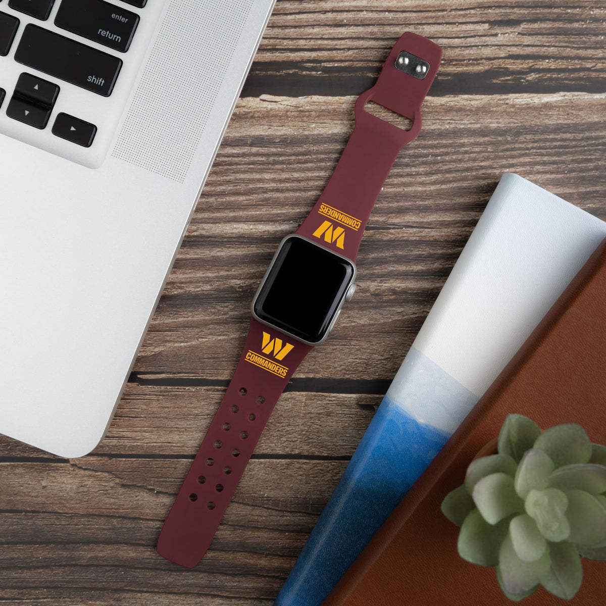 GAME TIME Washington Commanders HD Elite Edition Apple Watch Band