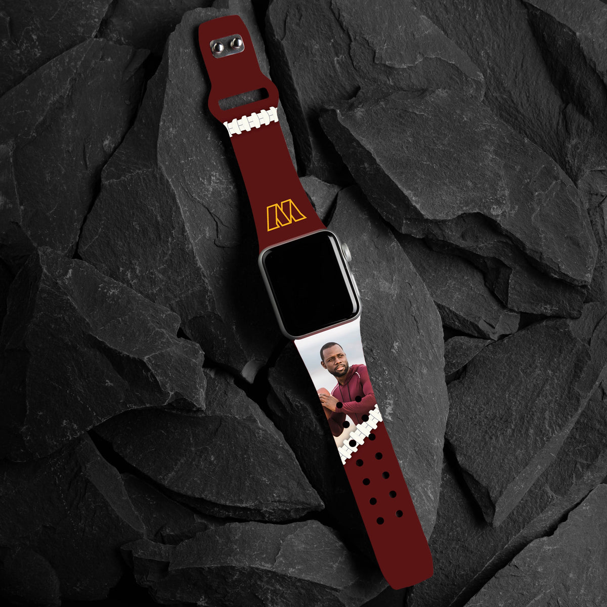 Washington Commanders Custom Photo HD Apple Watch Band