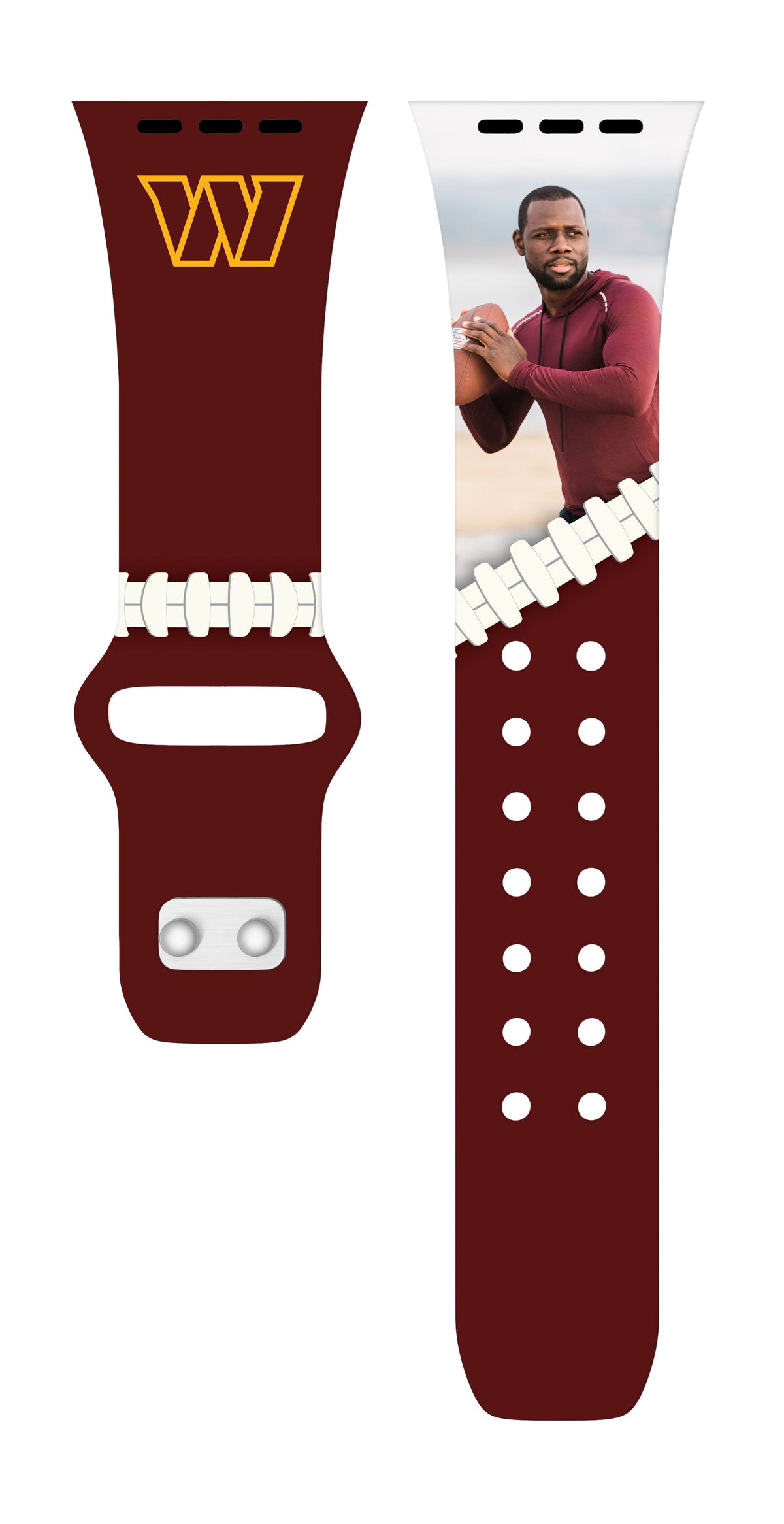 Washington Commanders Custom Photo HD Apple Watch Band