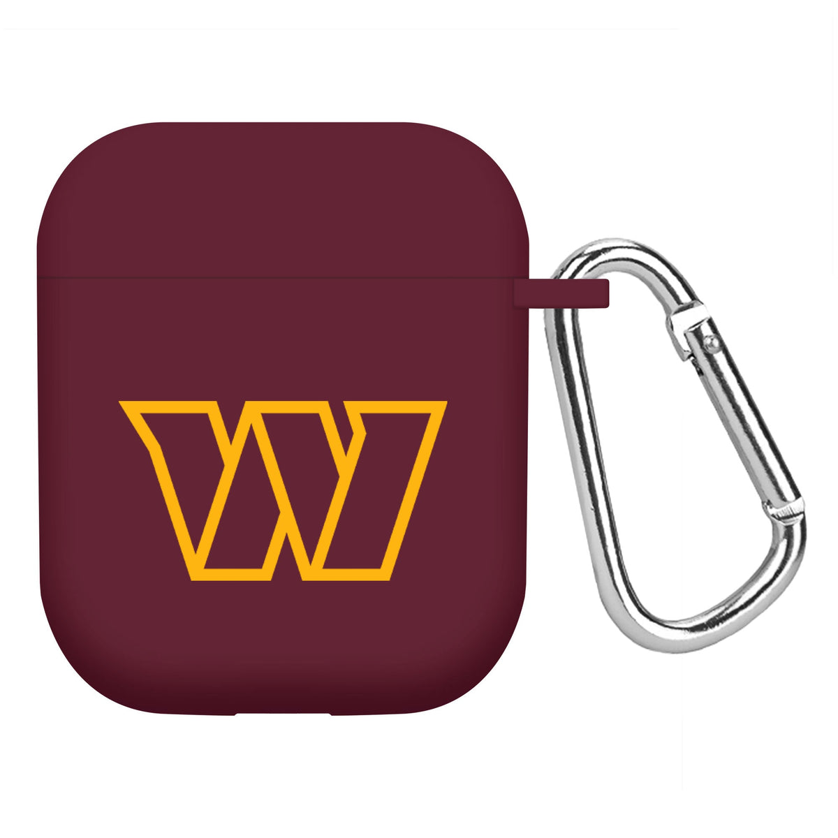 Washington Commanders Custom Name HD Apple AirPods Gen 1 &amp; 2 Case Cover (Maroon)