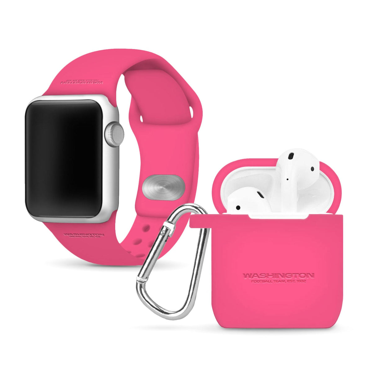 Washington Football Team Engraved Apple Combo Package - Game Time Bands