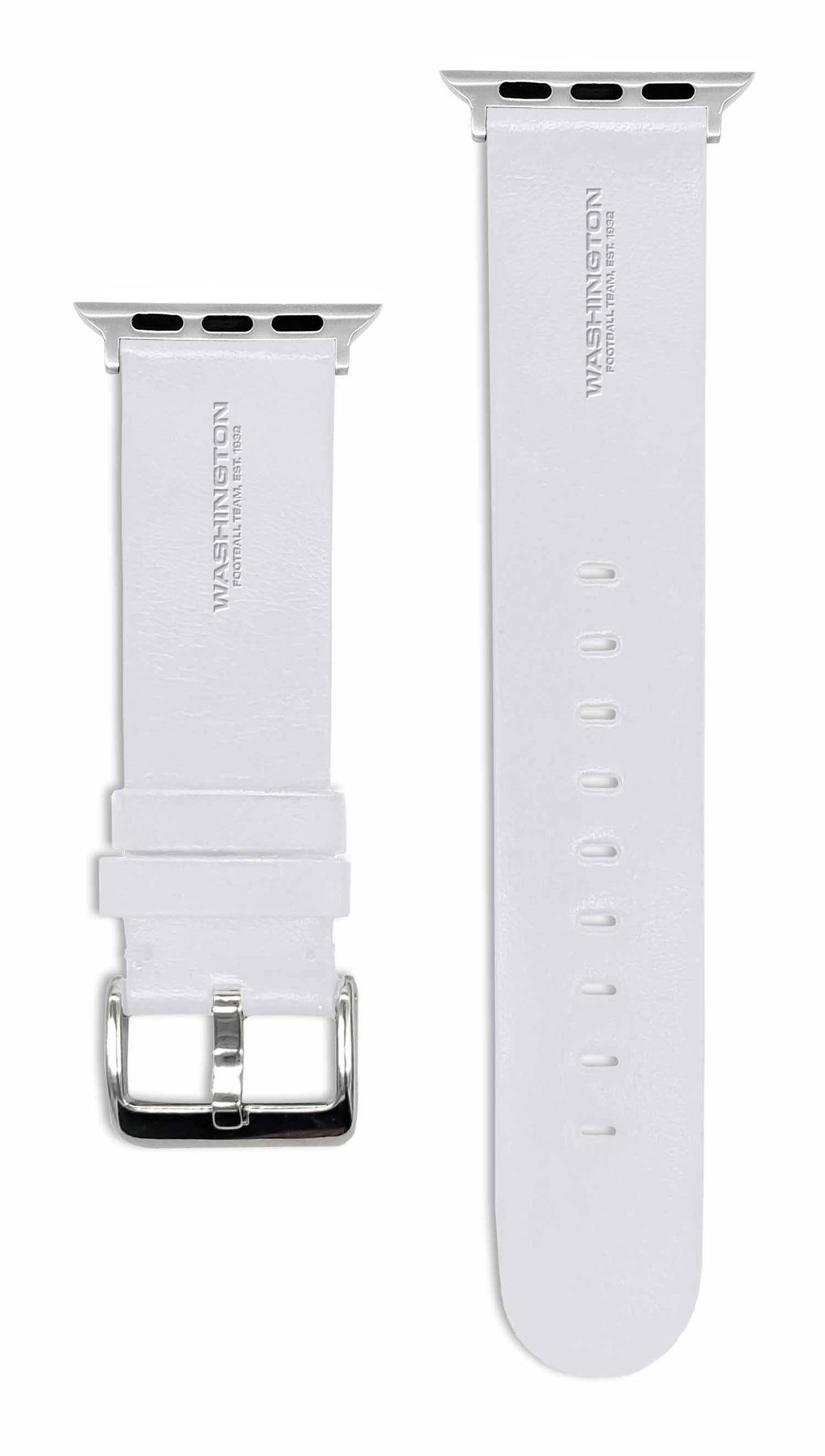 Game Time Washington Commanders Apple Leather Watch Band - USA Sewn