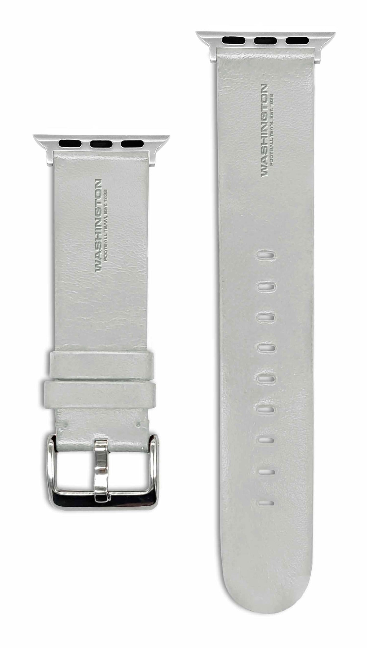 Game Time Washington Commanders Apple Leather Watch Band - USA Sewn