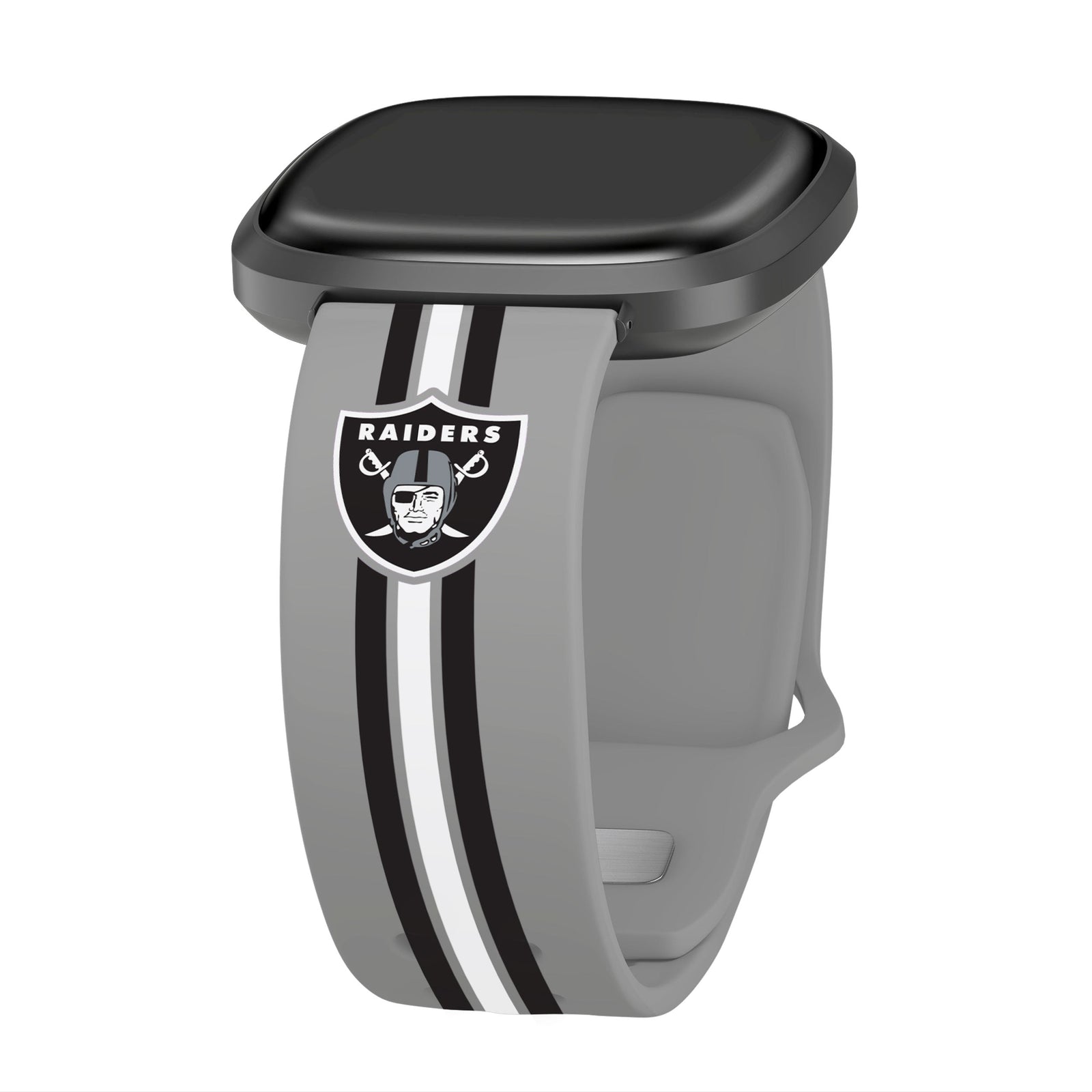 Las Vegas Raiders HD Fitbit Versa 3 & Sense Watch Band