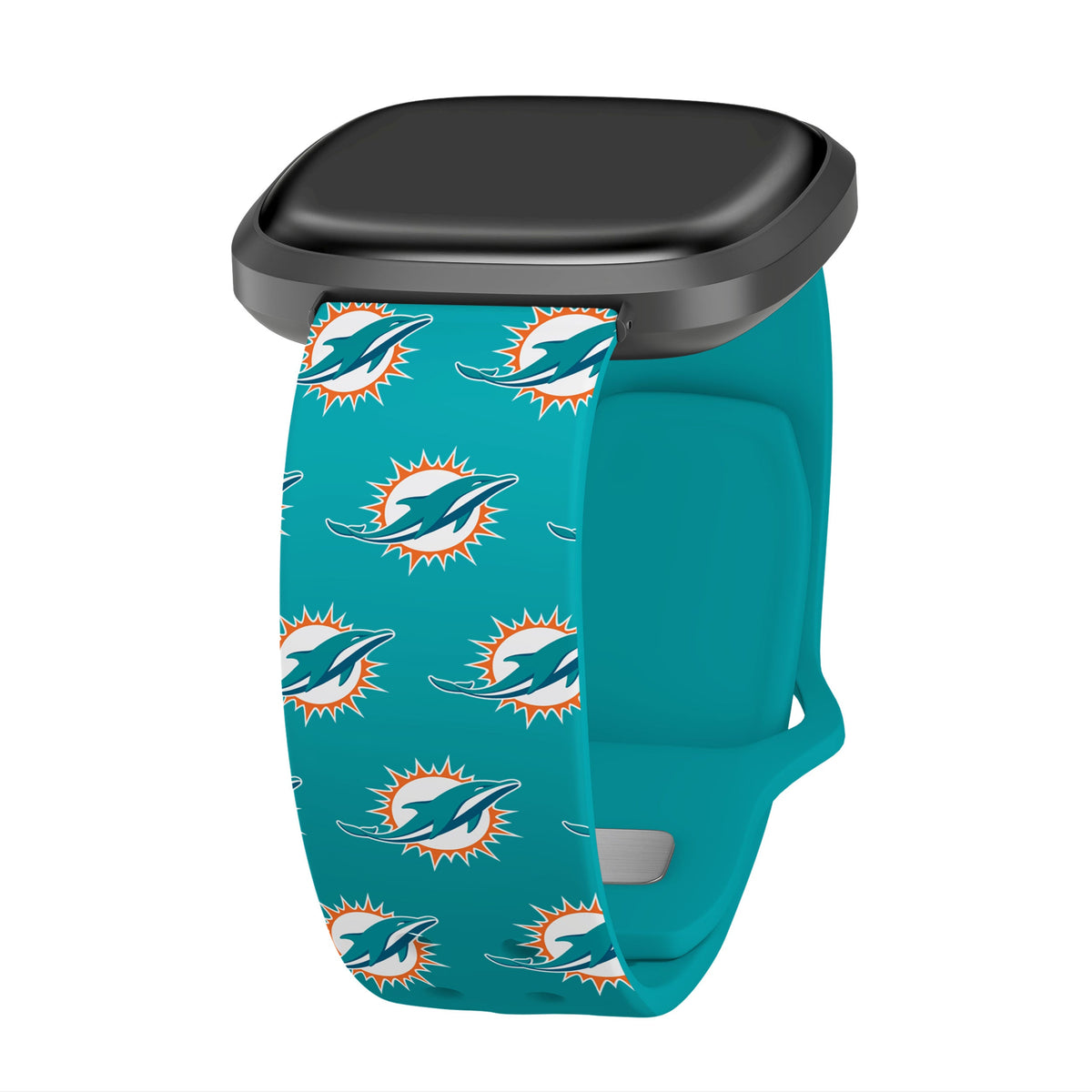 Miami Dolphins HD Fitbit Versa 3 &amp; Sense Watch Band
