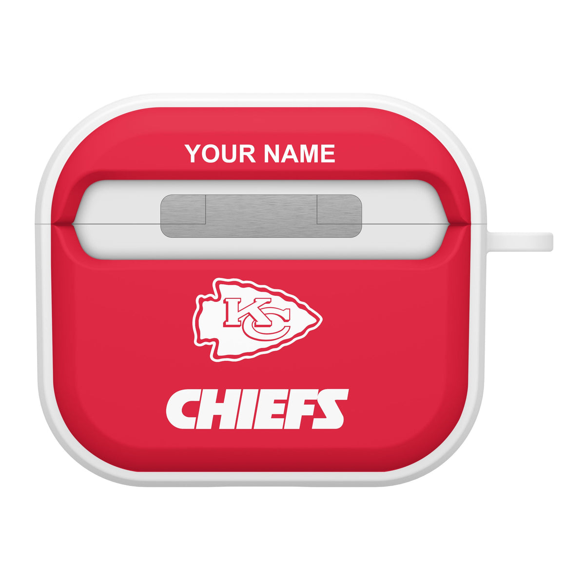 Kansas City Chiefs HDX Custom Name Case Cover for Apple AirPods Gen 3