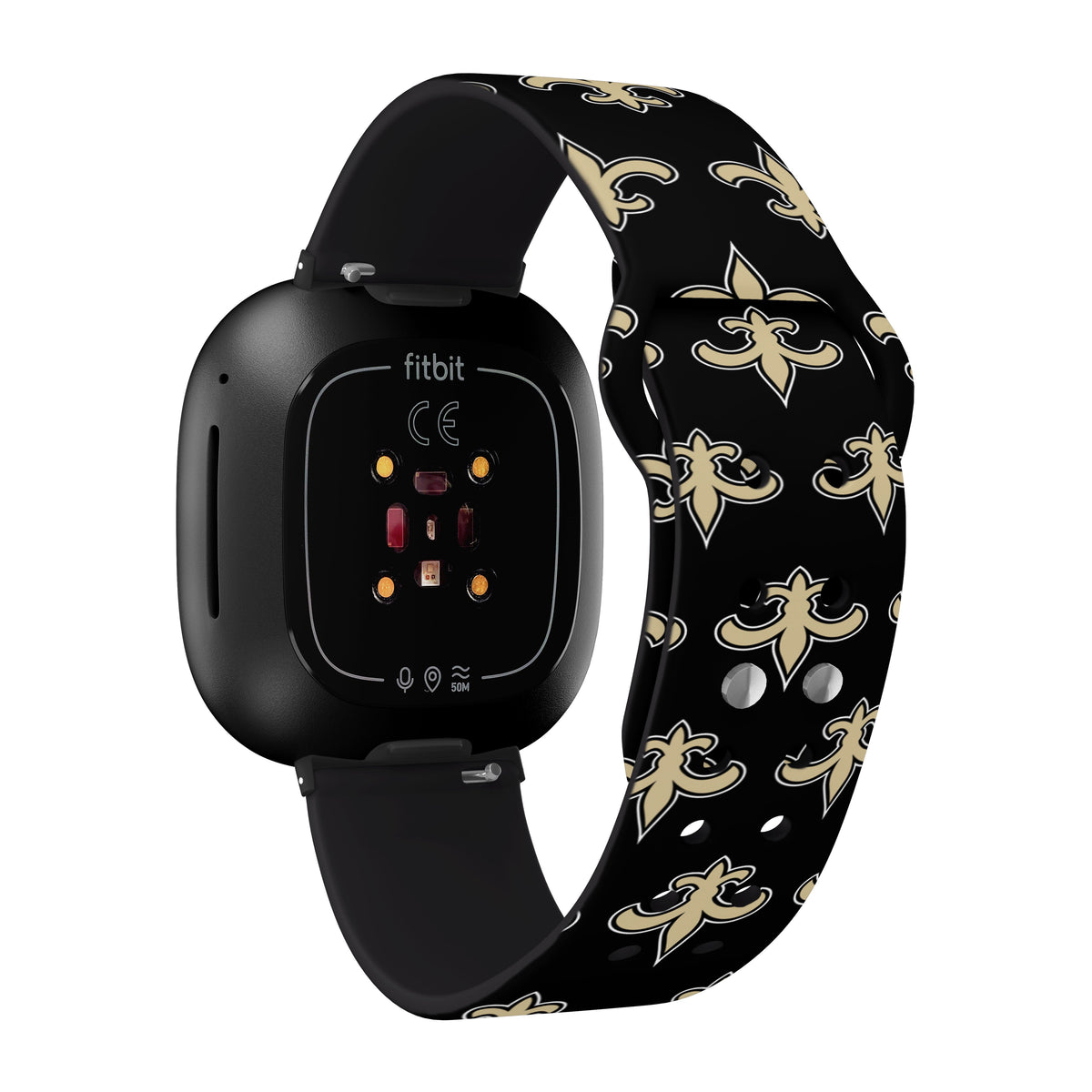 New Orleans Saints HD Fitbit Versa 3 and Sense 1 Watch Band
