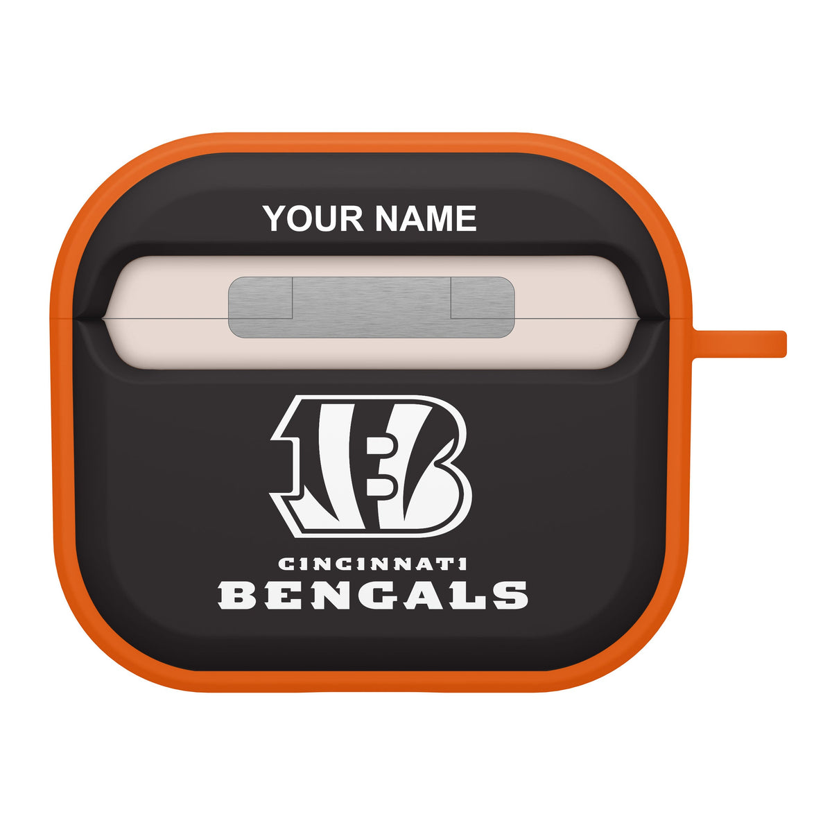 Cincinnati Bengals HDX Custom Name Case Cover for Apple AirPods Gen 3
