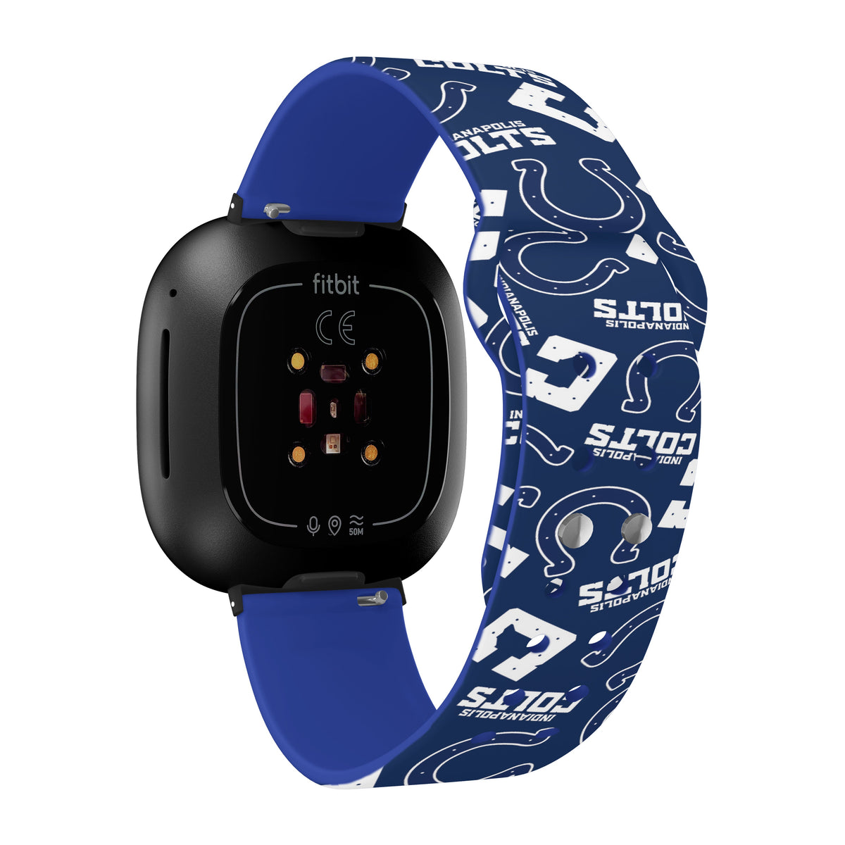 Indianapolis Colts HD Fitbit Versa 3 and Sense Watch Band