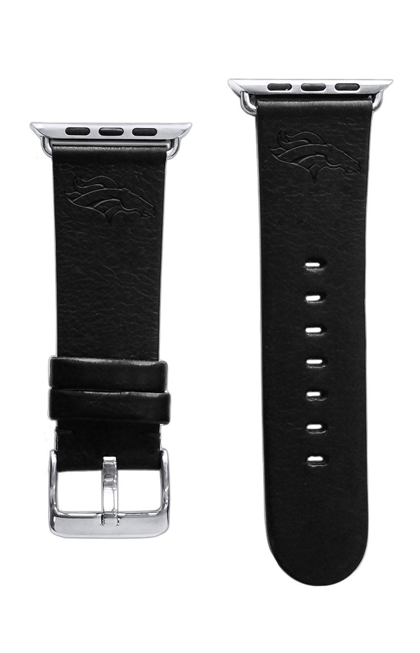 Denver Broncos Leather Apple Watch Band - AffinityBands