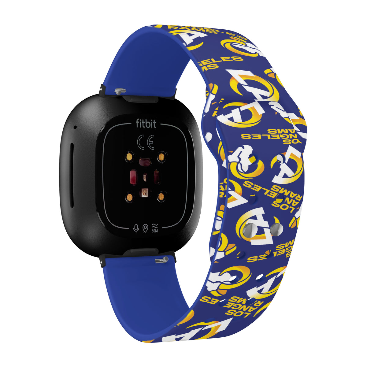 Los Angeles Rams HD Fitbit Versa 3 and Sense 1 Watch Band